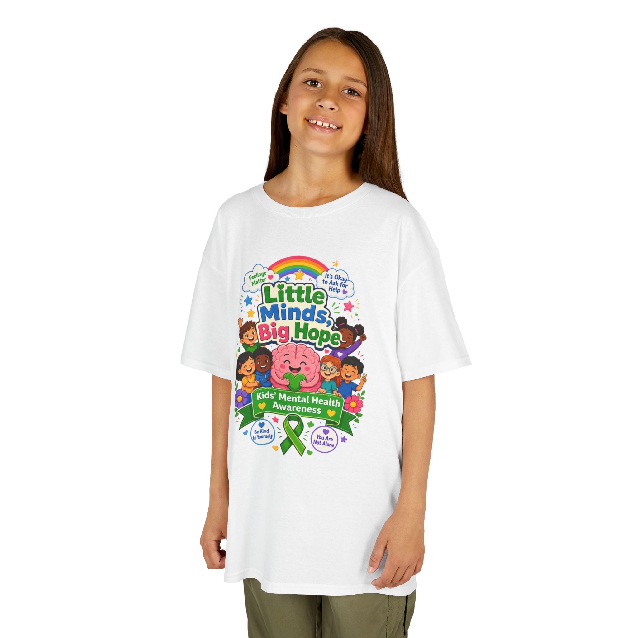 Little Minds Mental Health Kids Heavy Cotton™ Tee