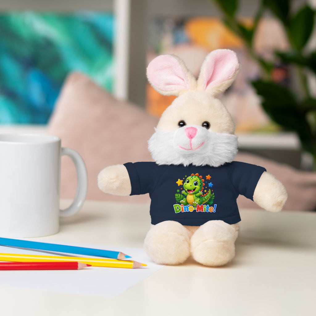 Kids Stuffed Animal with Dino-Mite T-Shirt