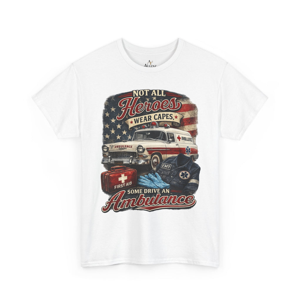 Ambulance Hero Unisex Heavy Cotton Tee