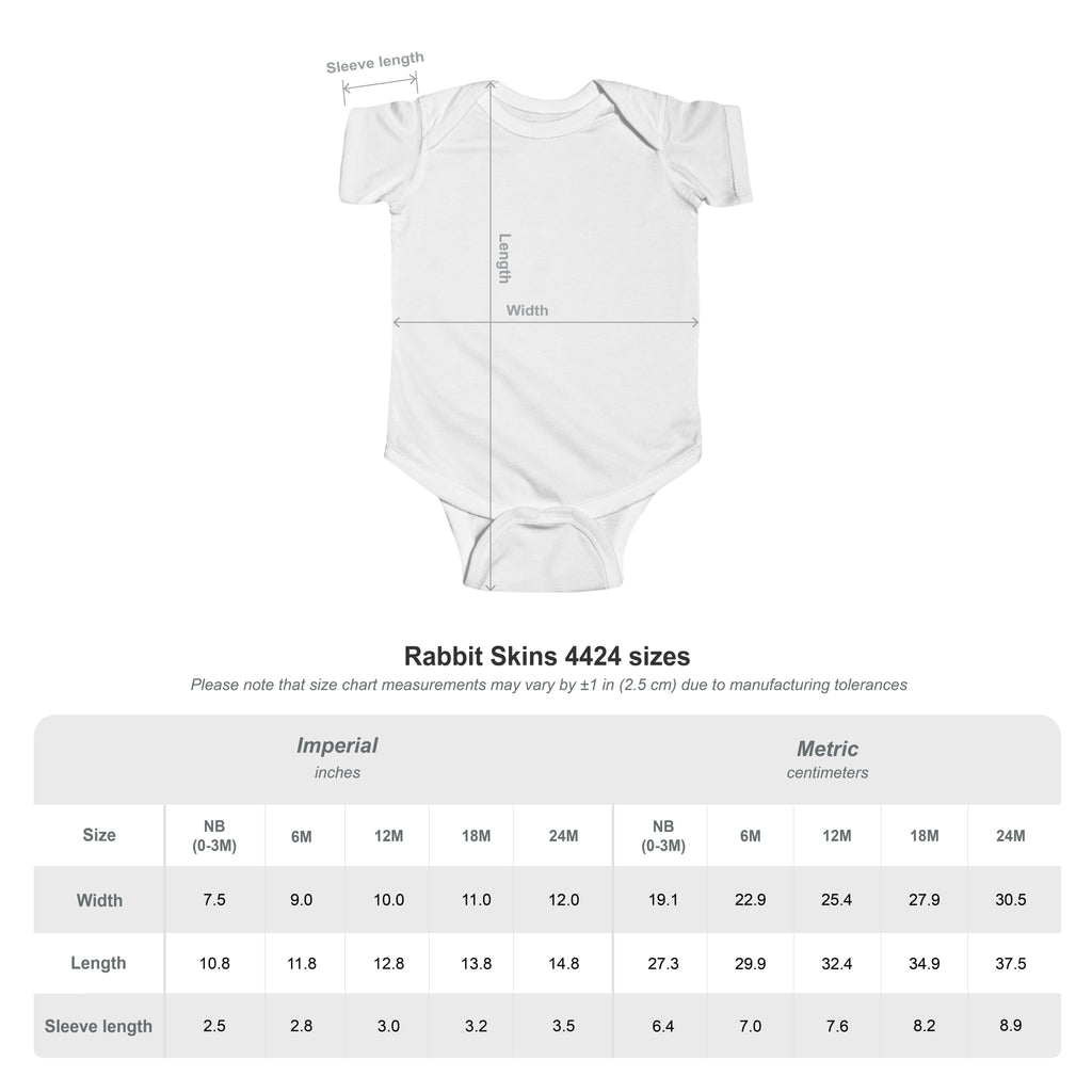 Bee Happy Infant Fine Jersey Bodysuit