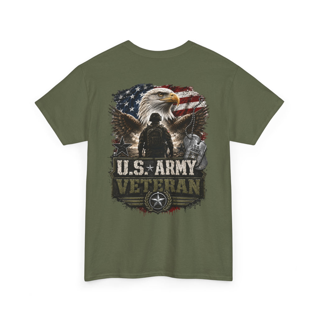 Army Veteran Unisex Heavy Cotton Tee