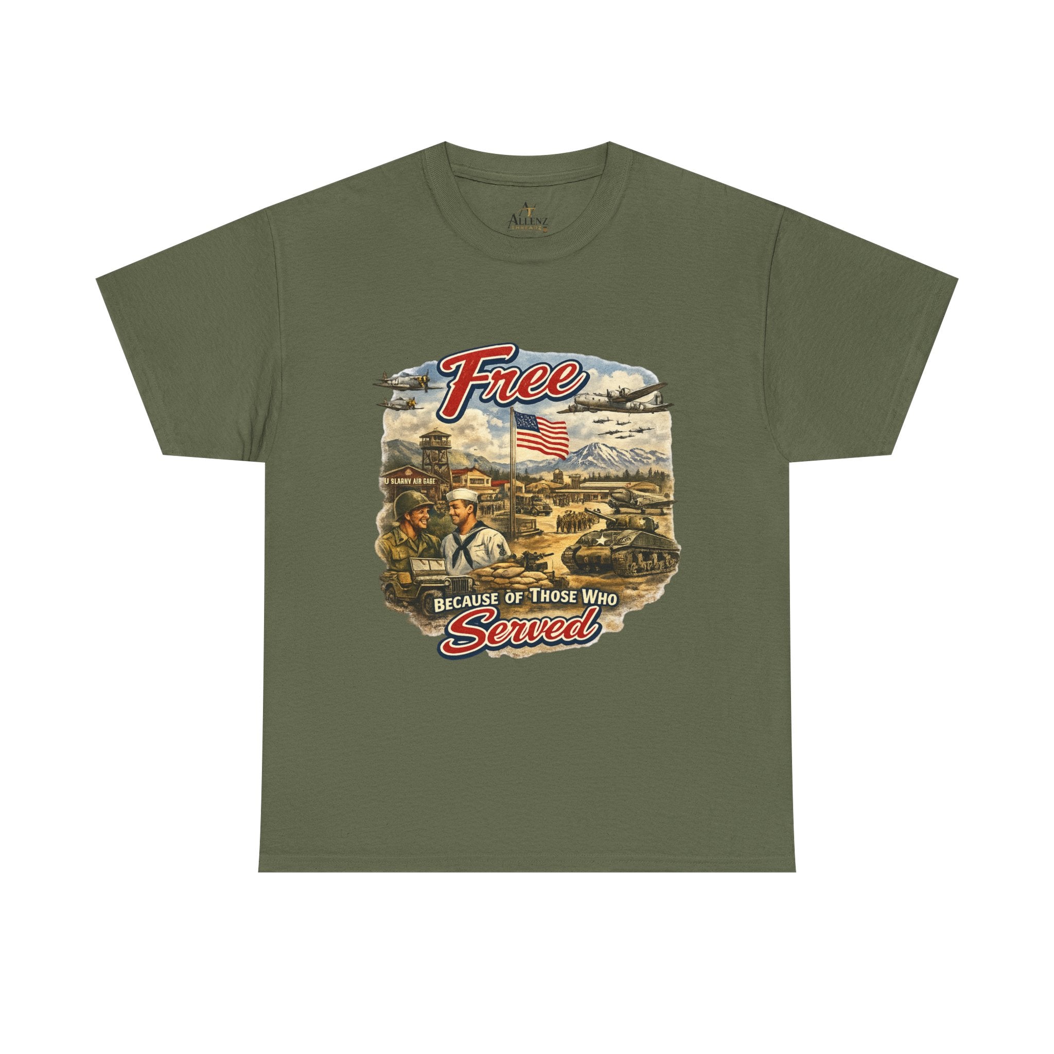 Unisex Heavy Cotton Tee - free because of who served