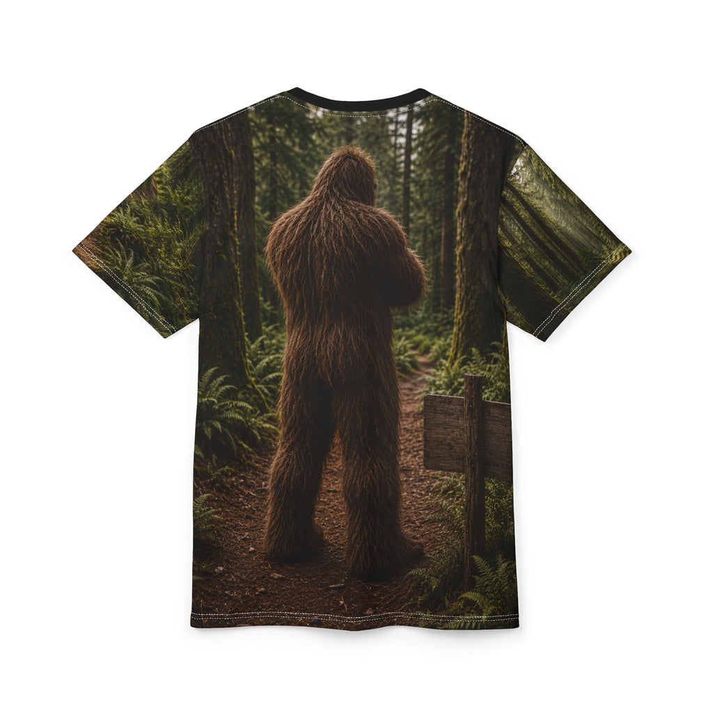 Unisex Cut & Sew Tee (AOP)  Grumpy Sasquatch- I'm Not Arguing