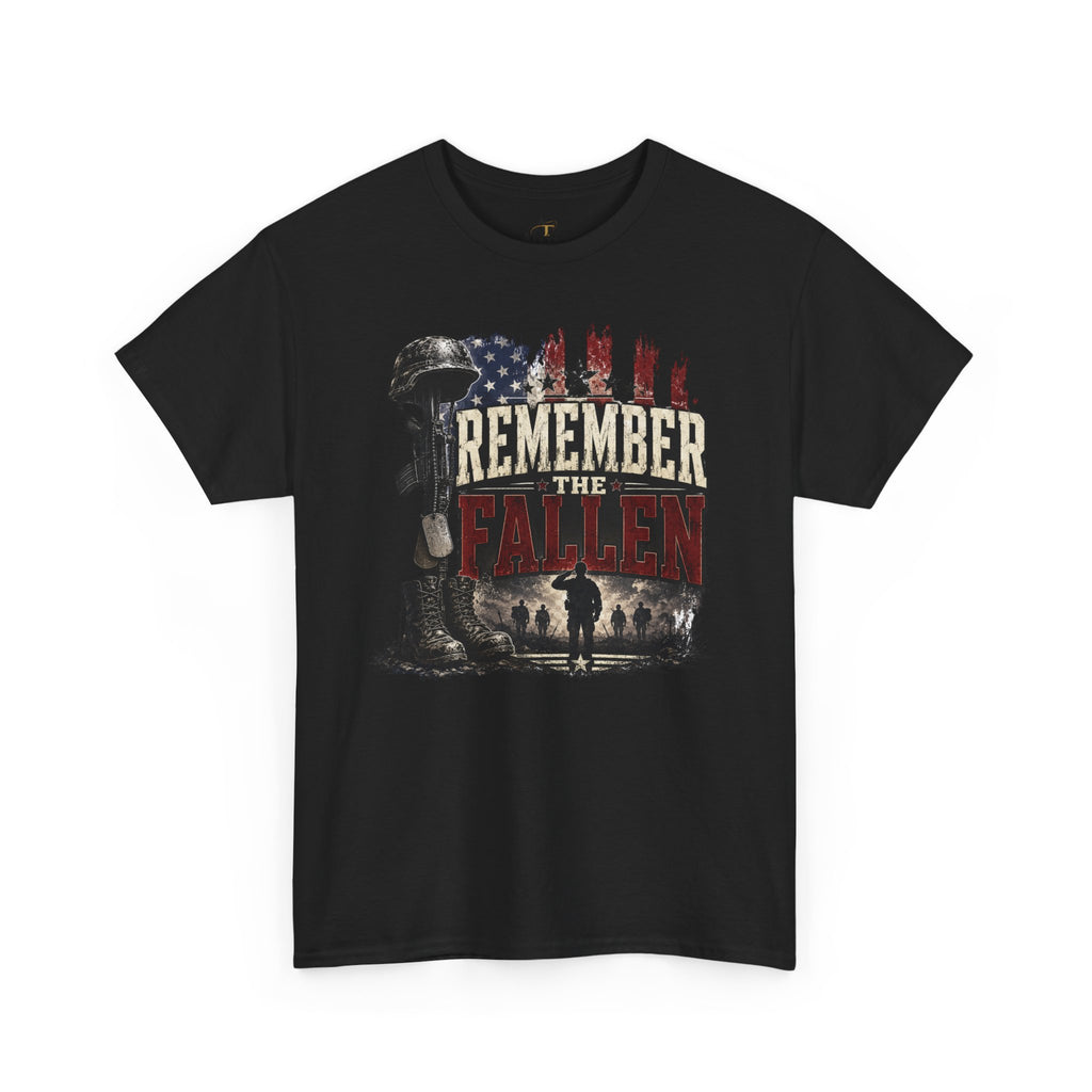 Unisex Heavy Cotton Tee   Military remember the Fallen