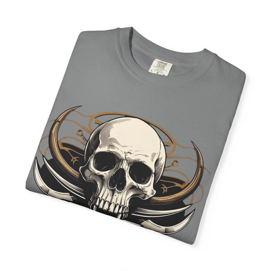 Skull Logo T-Shirt — "Allen Cutlery" Retro Gothic Tee