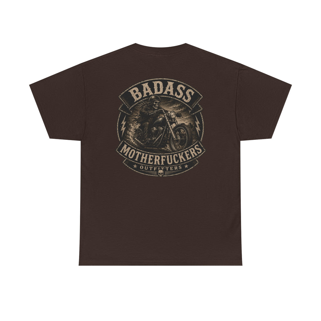 Badass Motherfu.... Bike Unisex Heavy Cotton Tee