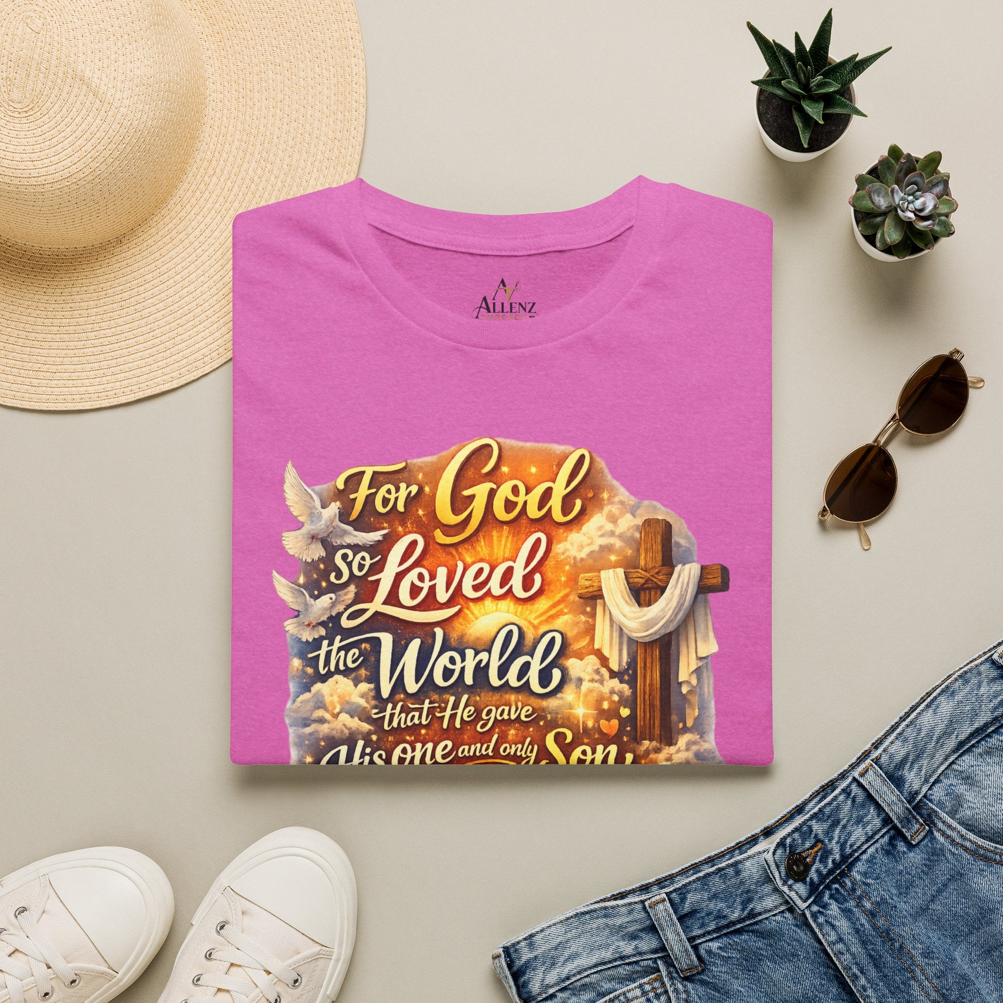 For God So Loved The World Unisex Softstyle T-Shirt