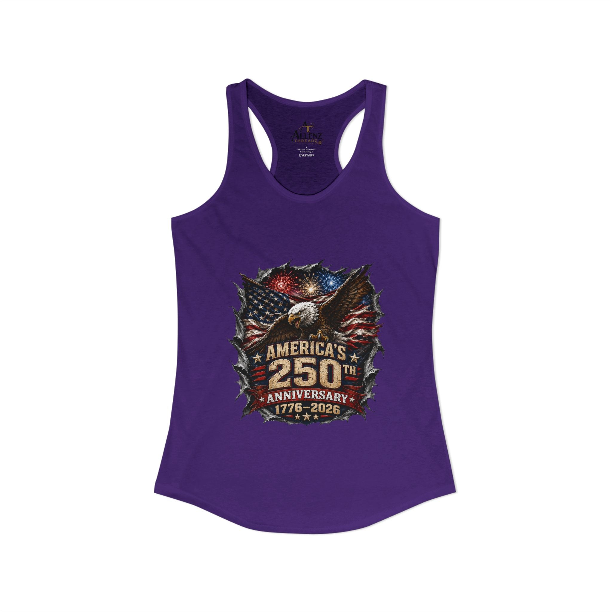 Americas 250th Anniversary Women's Ideal Racerback Tank