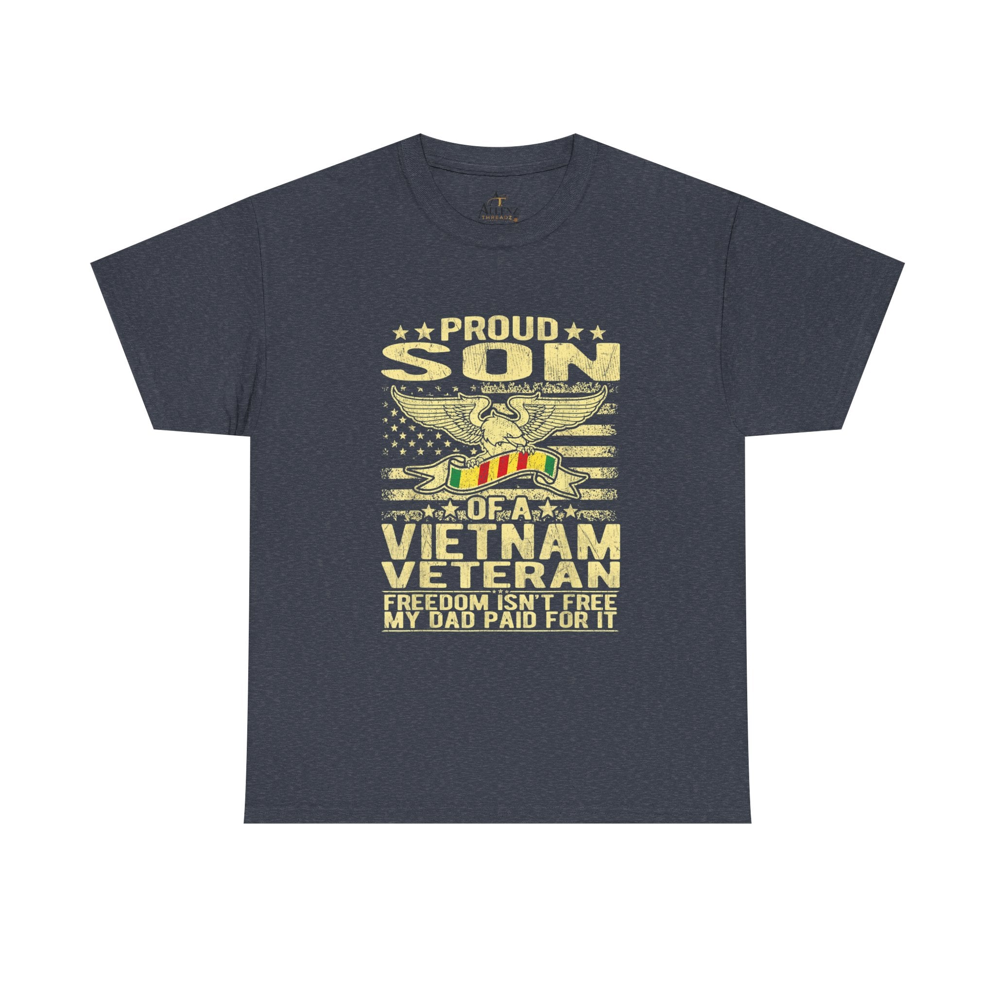 Unisex Heavy Cotton Tee  Proud Son of a Vietnam Veteran