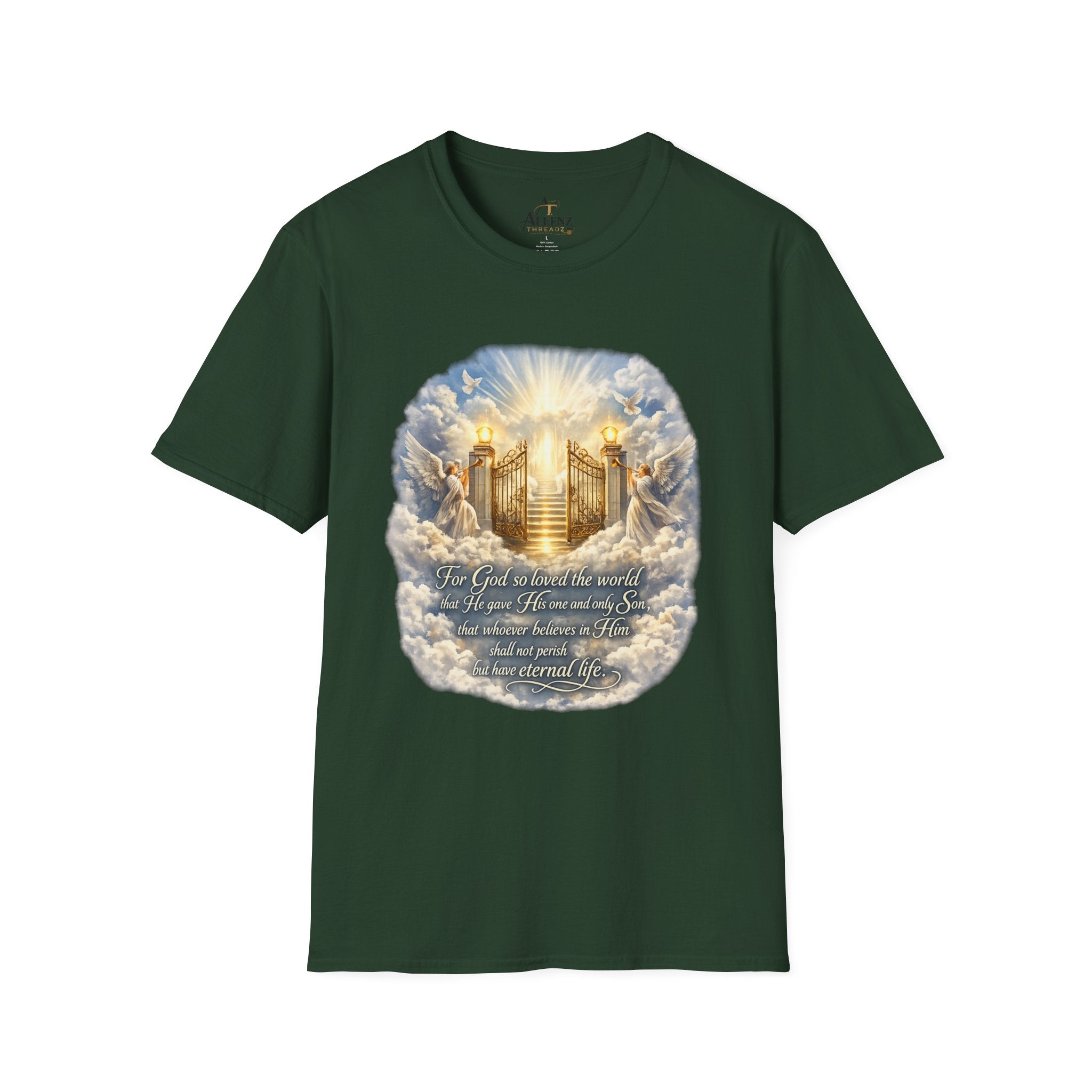Heavenly Gates T‑Shirt — Inspirational Christian Faith Graphic Tee