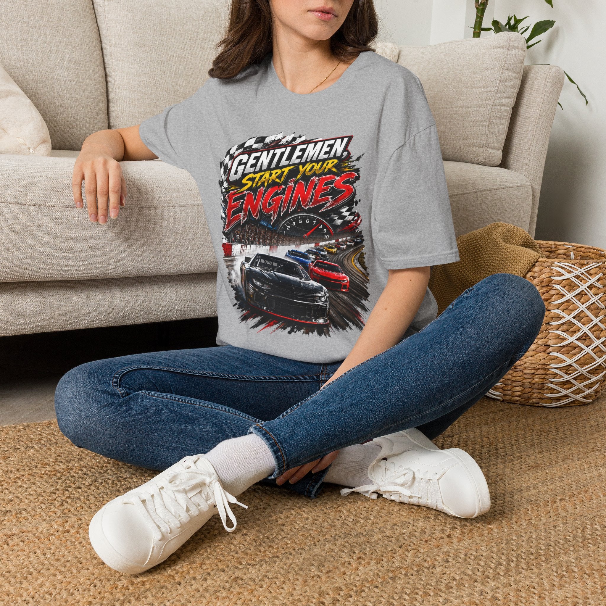 Start Your Engines Racing Unisex Softstyle T-Shirt