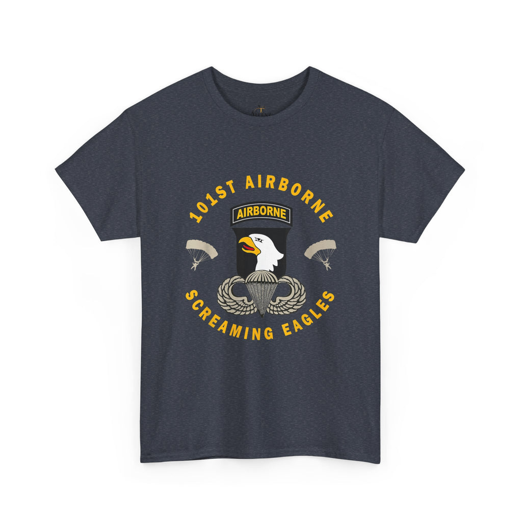 Unisex Heavy Cotton Tee 🦅 101st Airborne “Screaming Eagles” Veteran