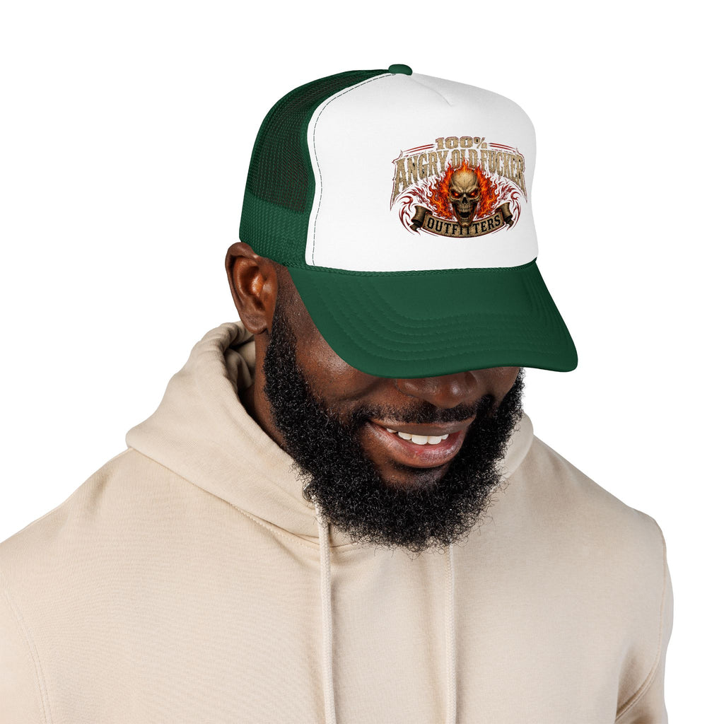 Foam Trucker Hat. 100% angry old man.