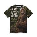 Unisex Cut & Sew Tee (AOP)  Grumpy Sasquatch