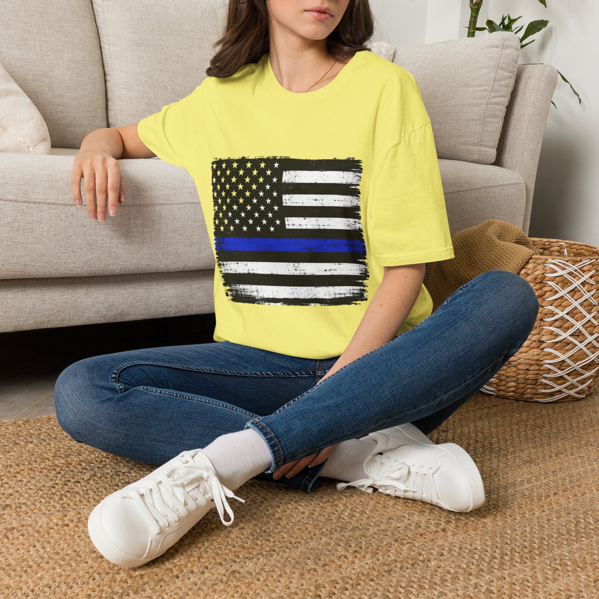 Thin Blue Line Unisex Softstyle T-Shirt