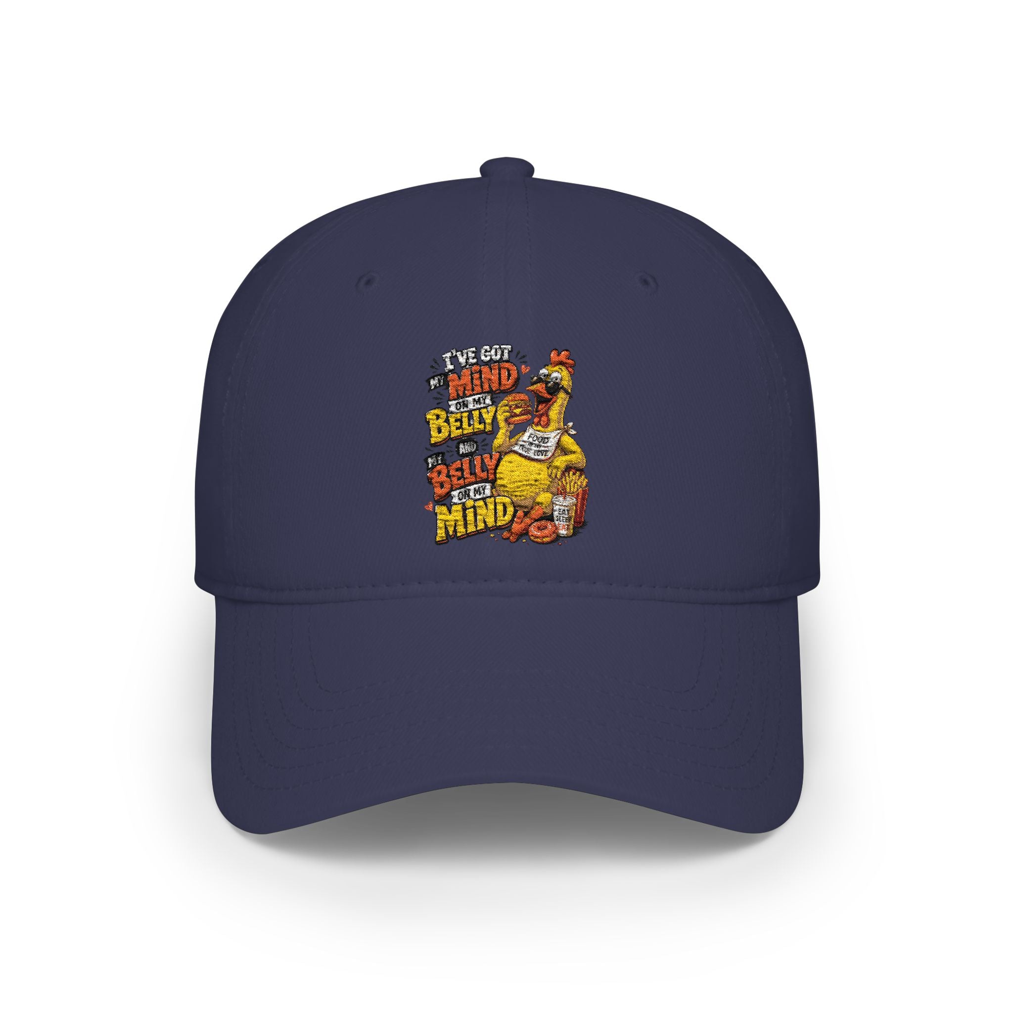Low Profile Baseball Cap /Chicken Steve fat boy