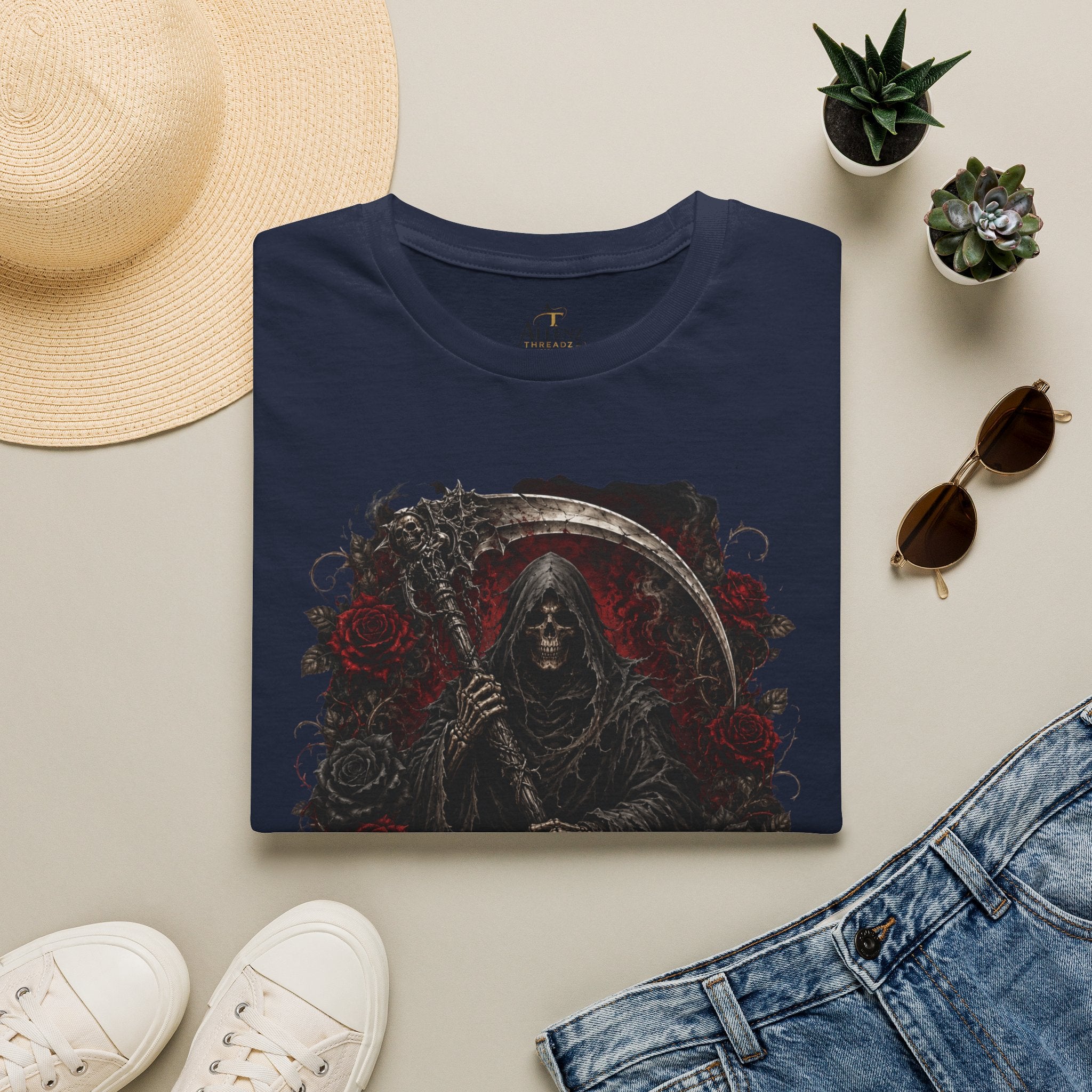 Grim Reaper Skull Tee