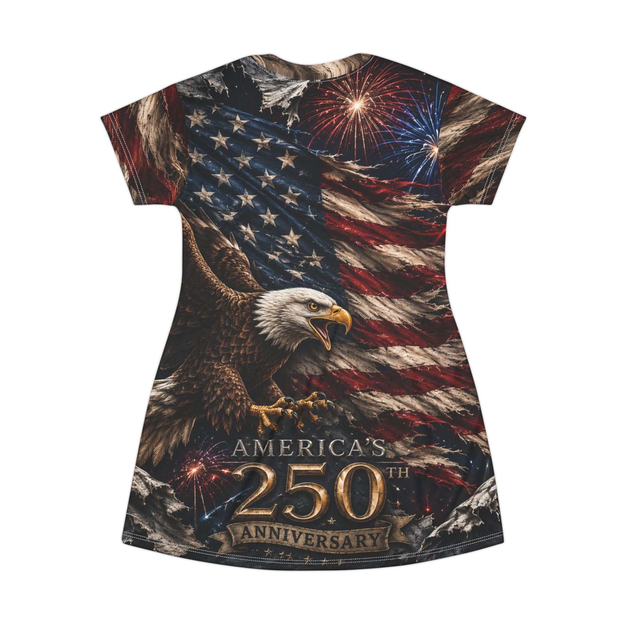 America's 250th Women's T-Shirt Dress (AOP)