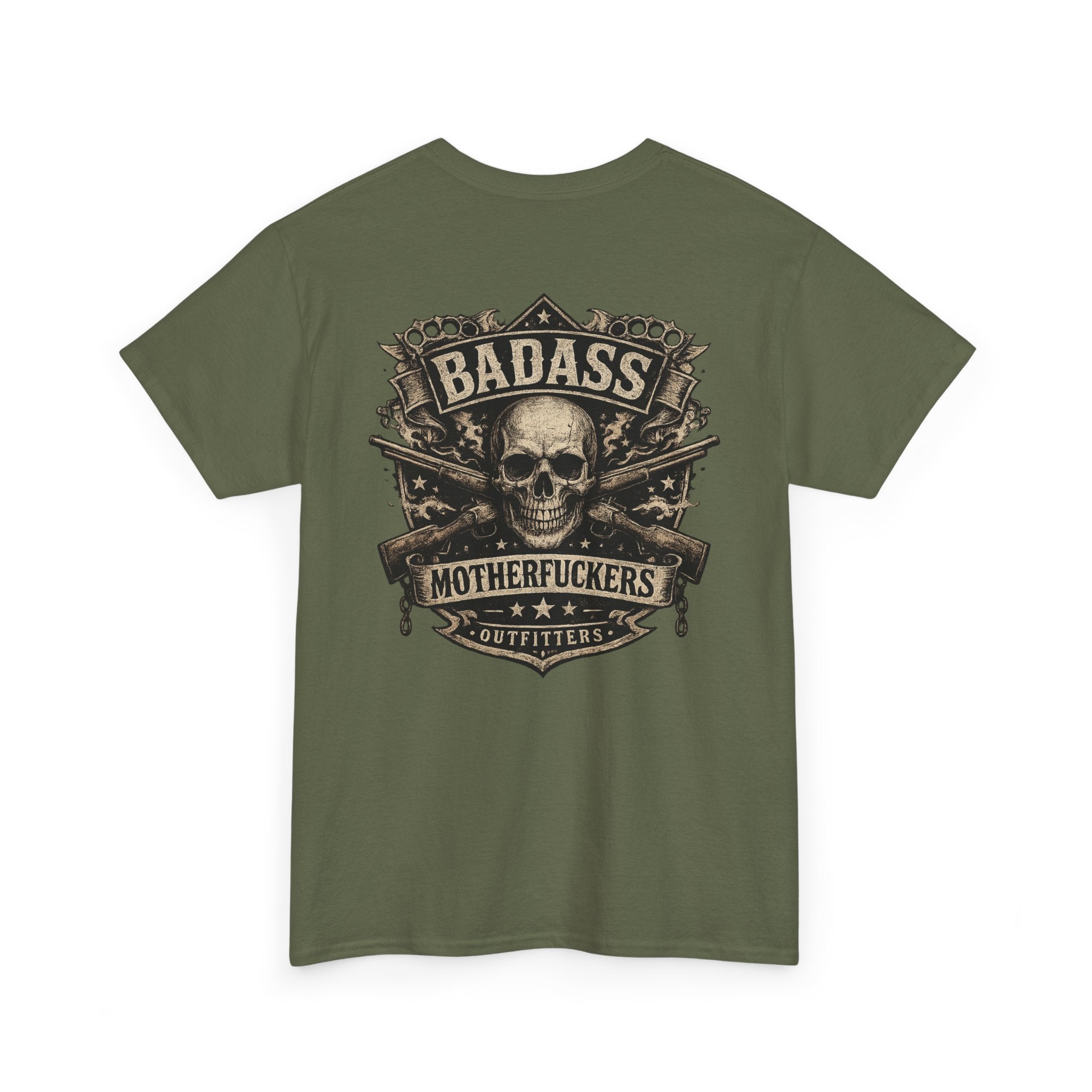 Badass Motherfu.....outfitters Unisex Heavy Cotton Tee