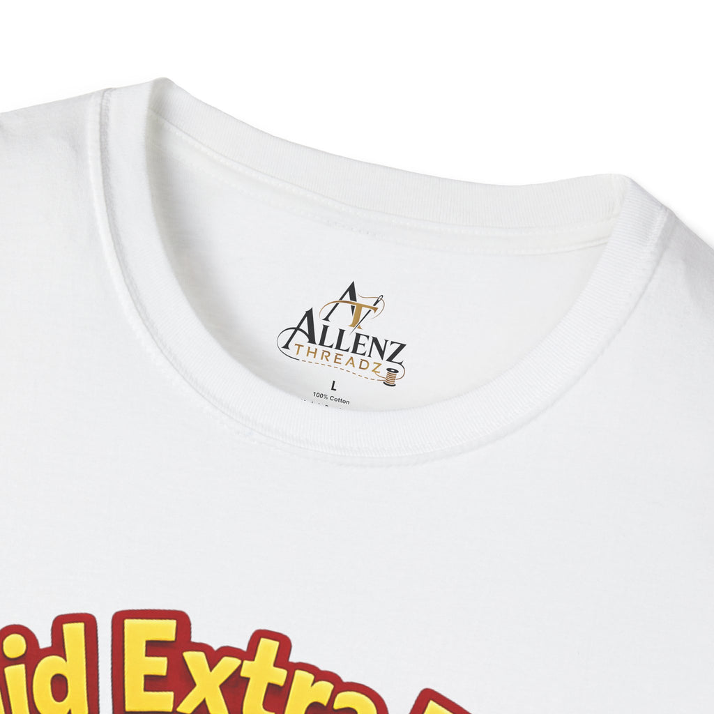 T-Shirt — “I Said Extra Fries, Not Exercise” Funny Chicken Graphic Tee