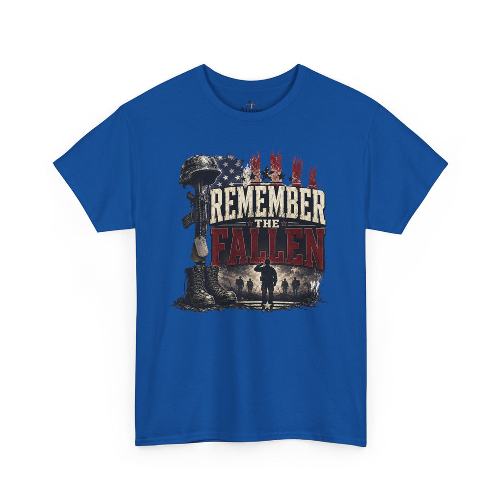 Unisex Heavy Cotton Tee   Military remember the Fallen