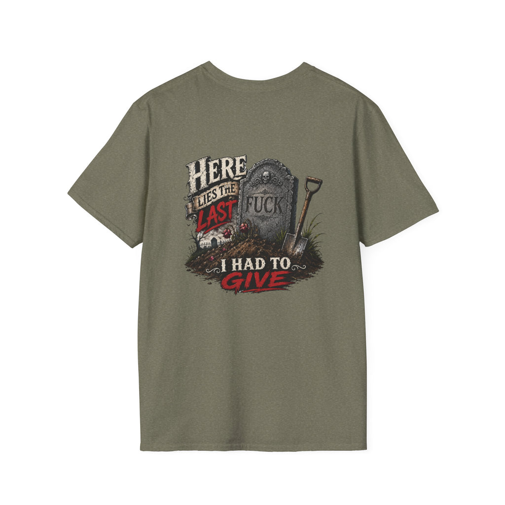 Here Lies Unisex Softstyle T-Shirt
