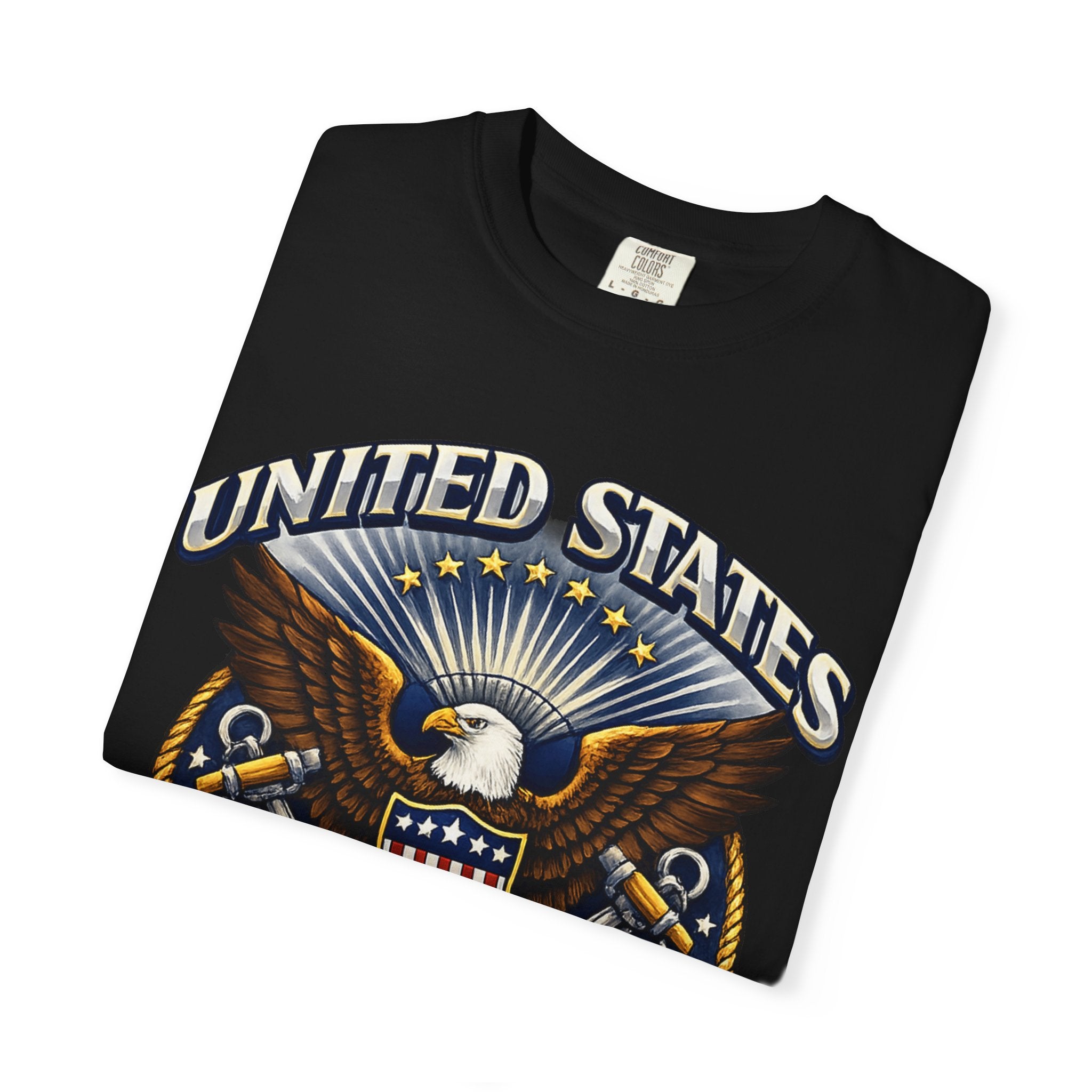 United States Navy Eagle Graphic T-Shirt — Honor Courage Commitment