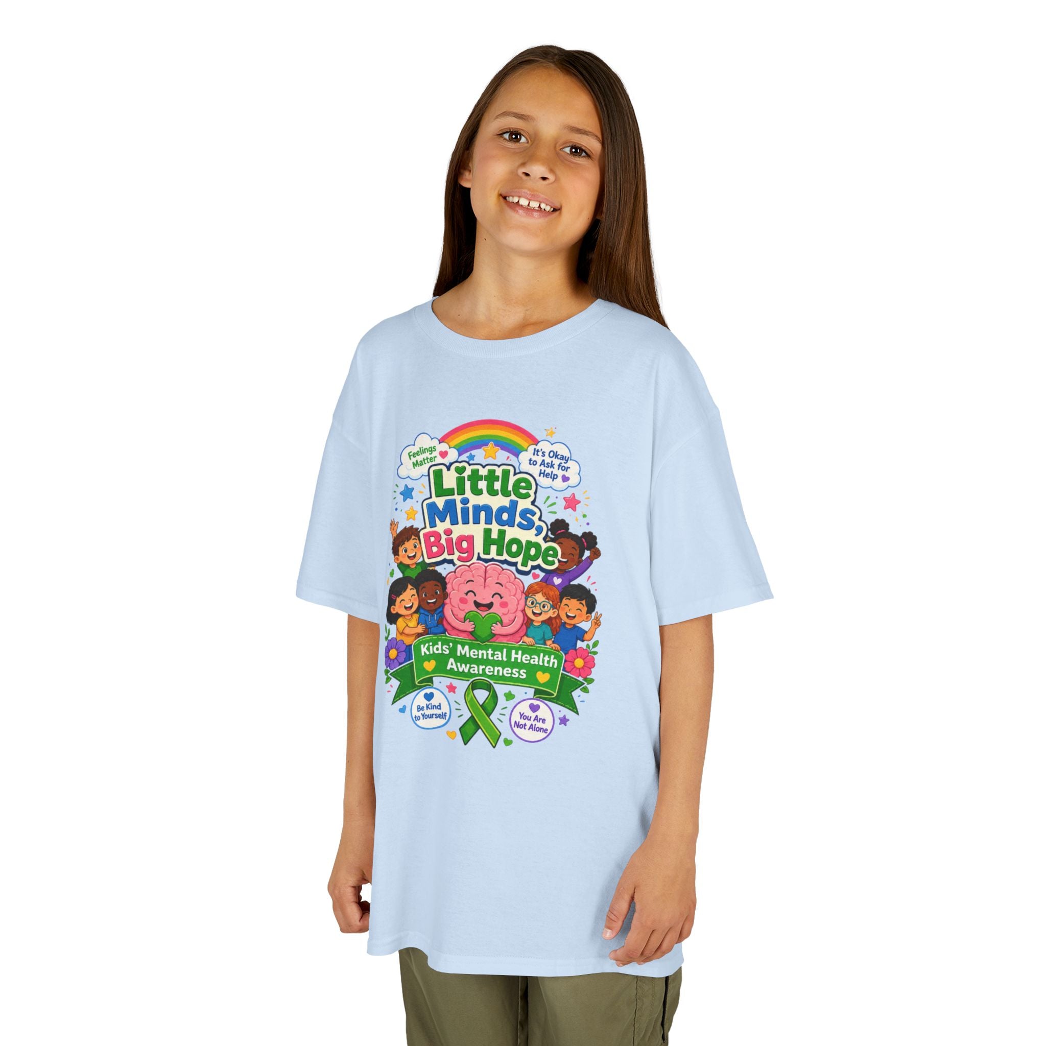Little Minds Mental Health Kids Heavy Cotton™ Tee