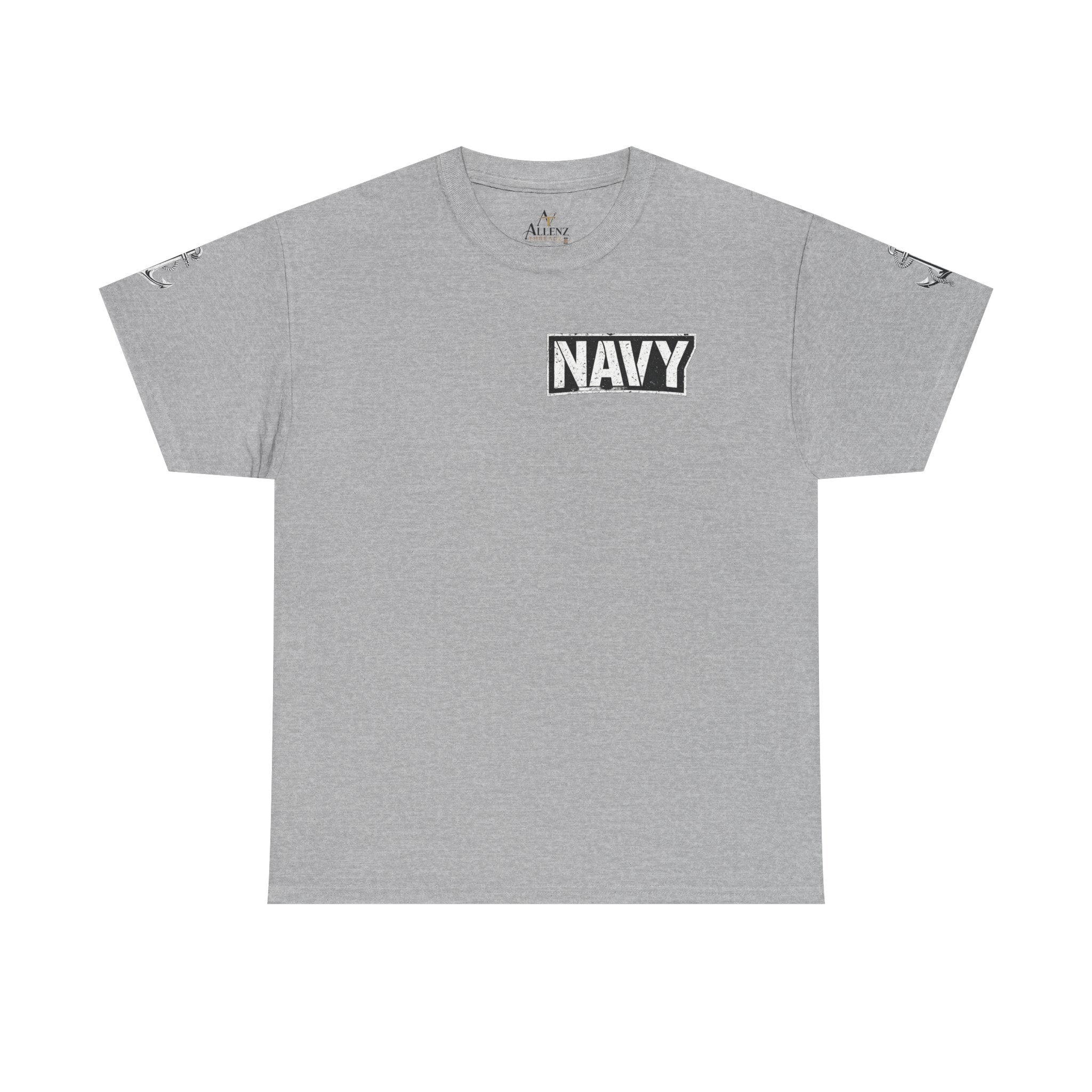 Unisex Heavy Cotton Tee⚓ “I’m A Grumpy Old Navy Veteran” Funny Veteran Shirt ⚓