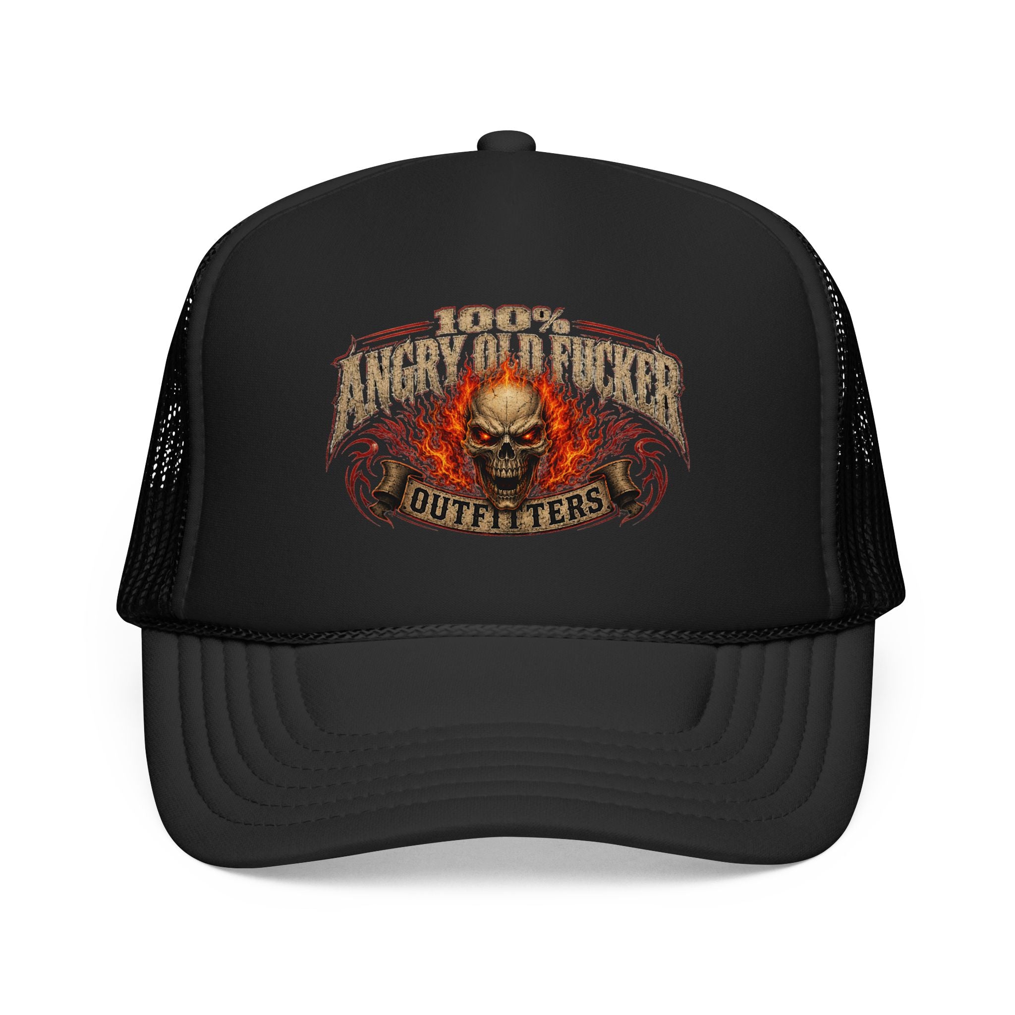 Foam Trucker Hat. 100% angry old man.