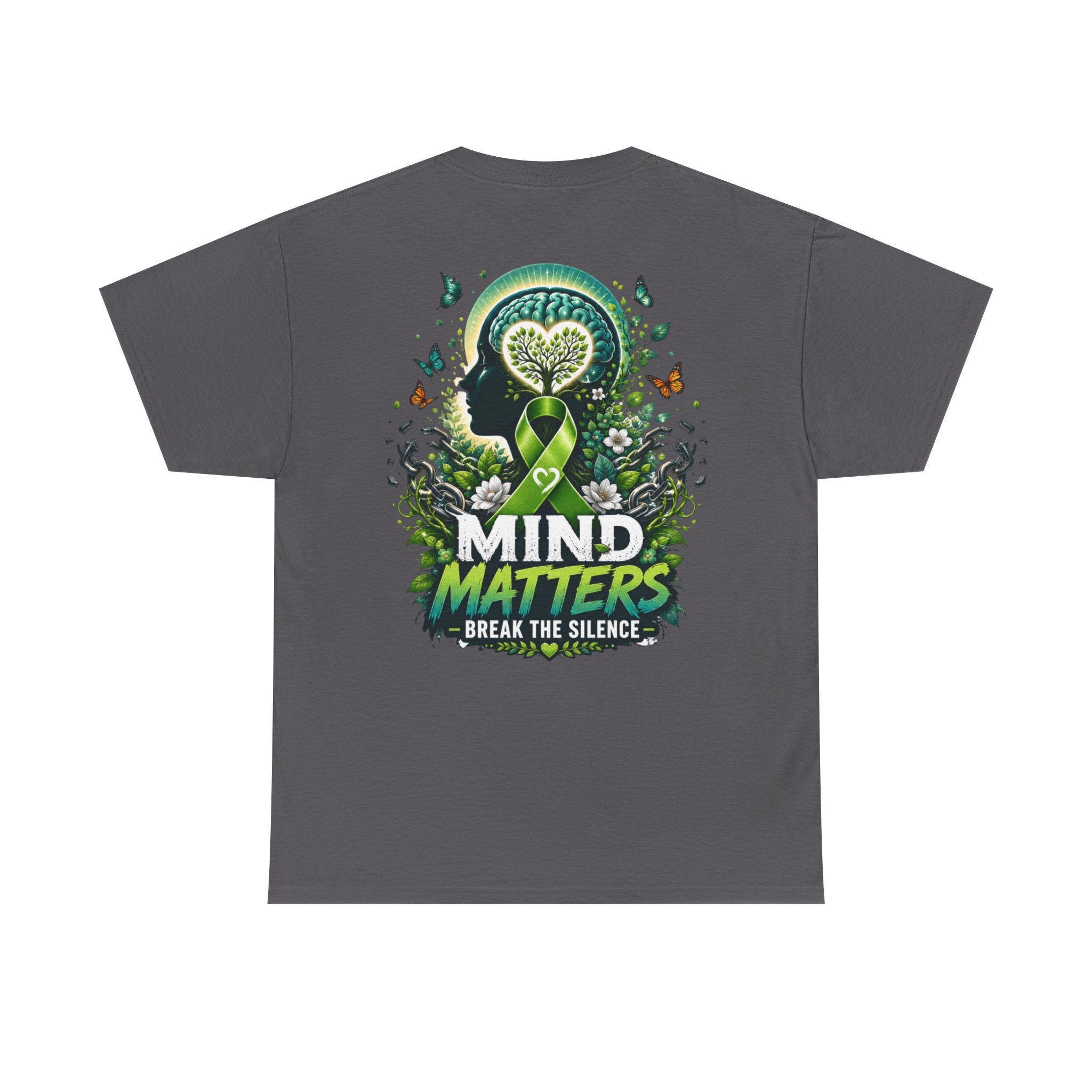 Break the Silence Mental Health Unisex Heavy Cotton Tee