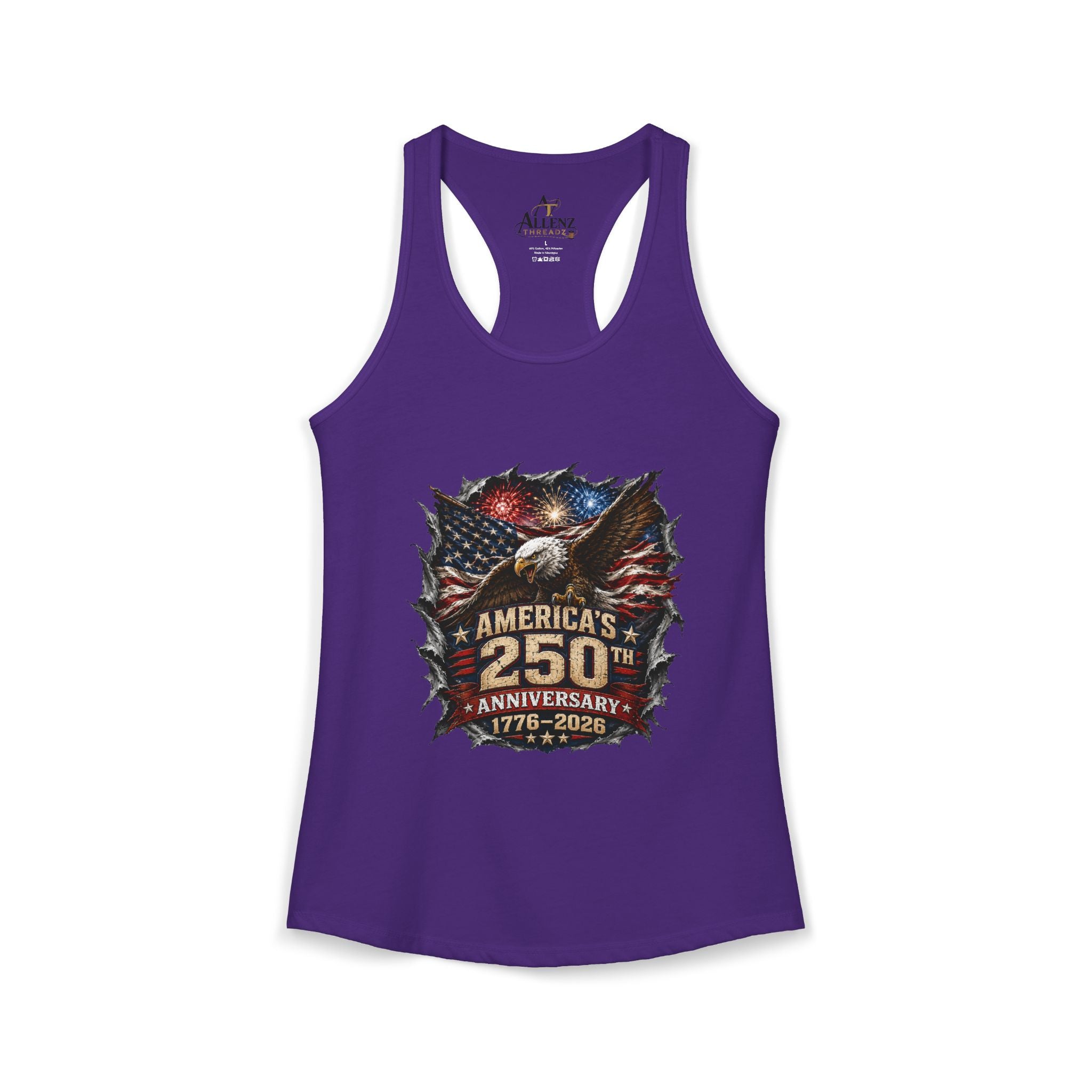 Americas 250th Anniversary Women's Ideal Racerback Tank