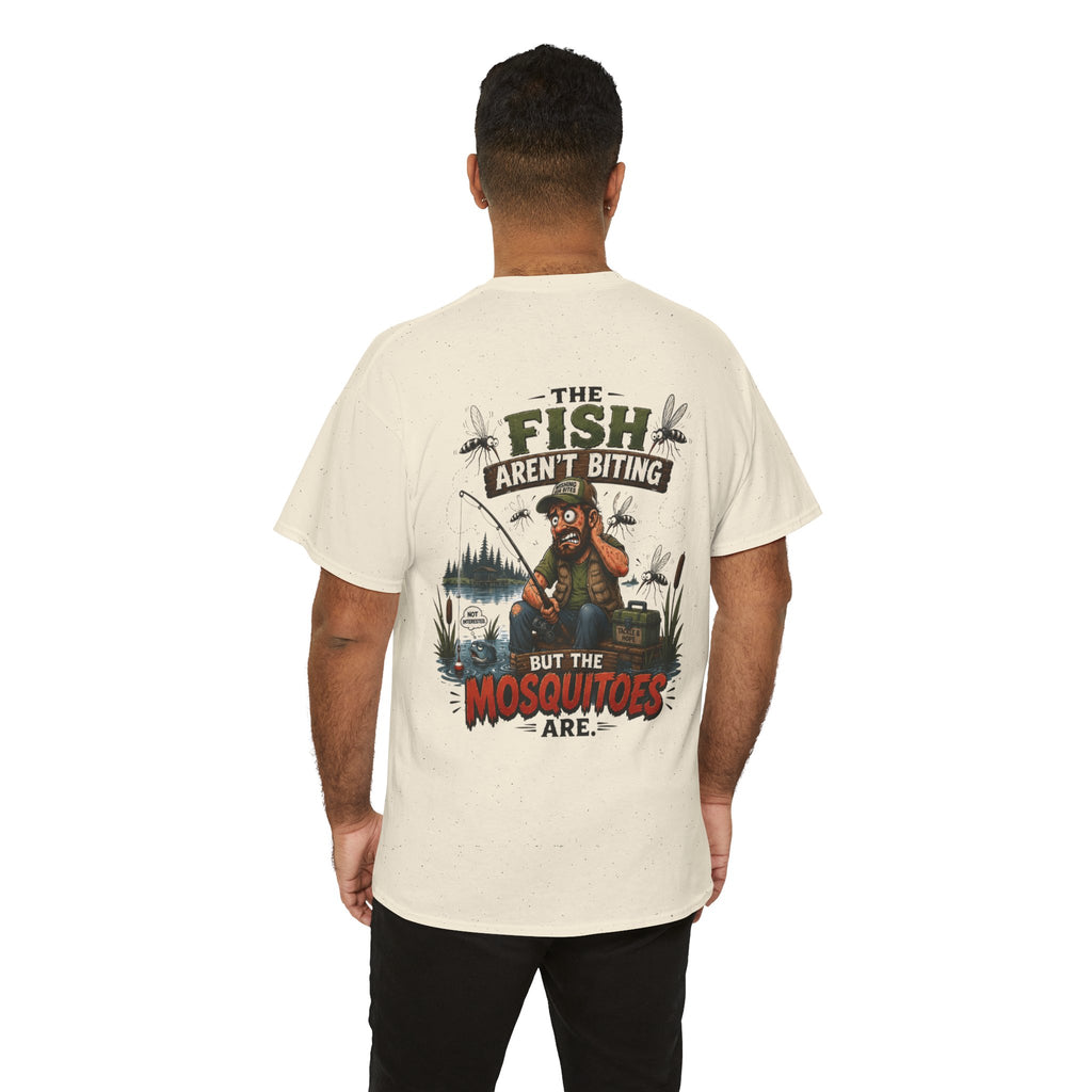 The Fish Ain't Biting Unisex Heavy Cotton Tee