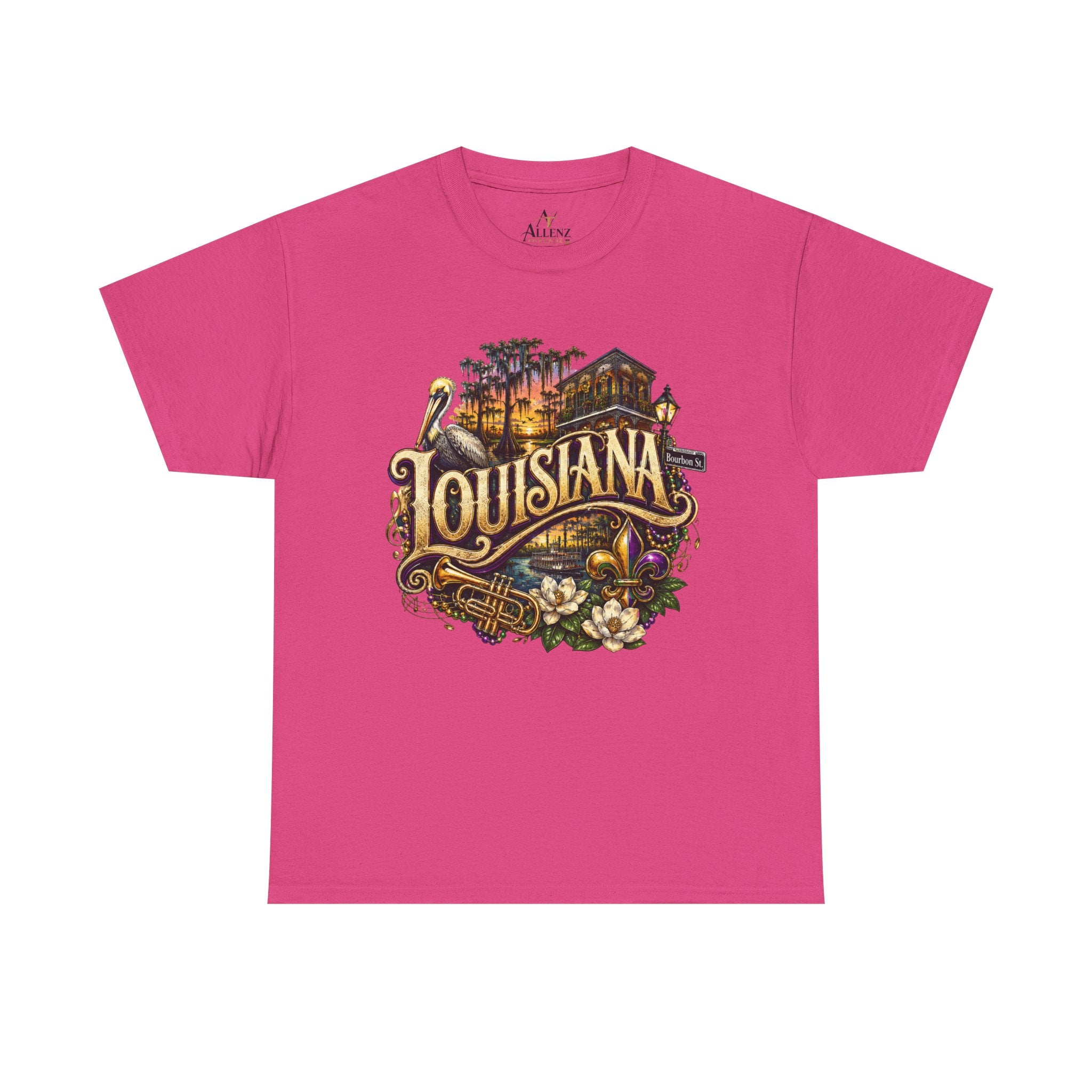 Unisex Heavy Cotton Tee 🎷 Louisiana – Jazz, Culture and Southern Soul 🎷
