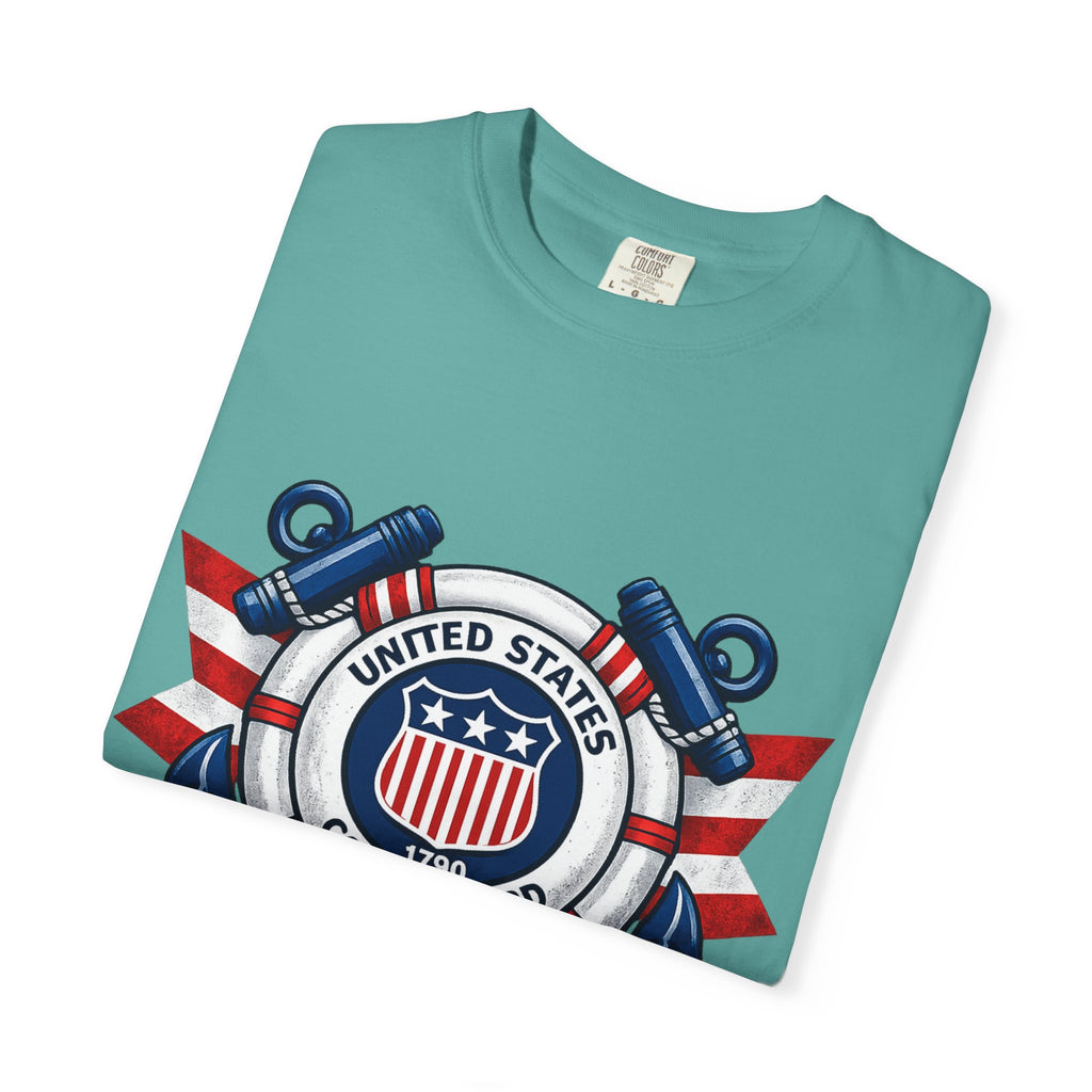 US Coast Guard “Semper Paratus” Emblem T-Shirt — Always Ready Patriotic Tee