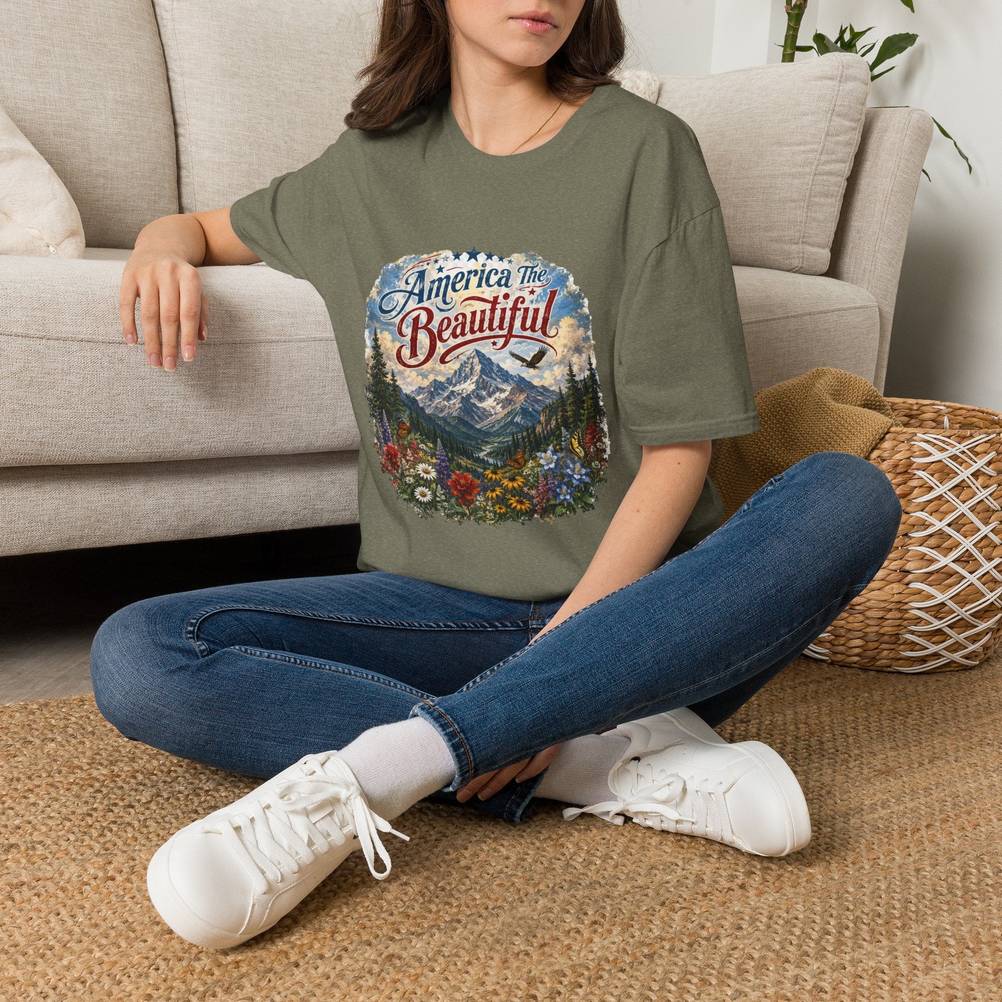 America the Beautiful Unisex Softstyle T-Shirt