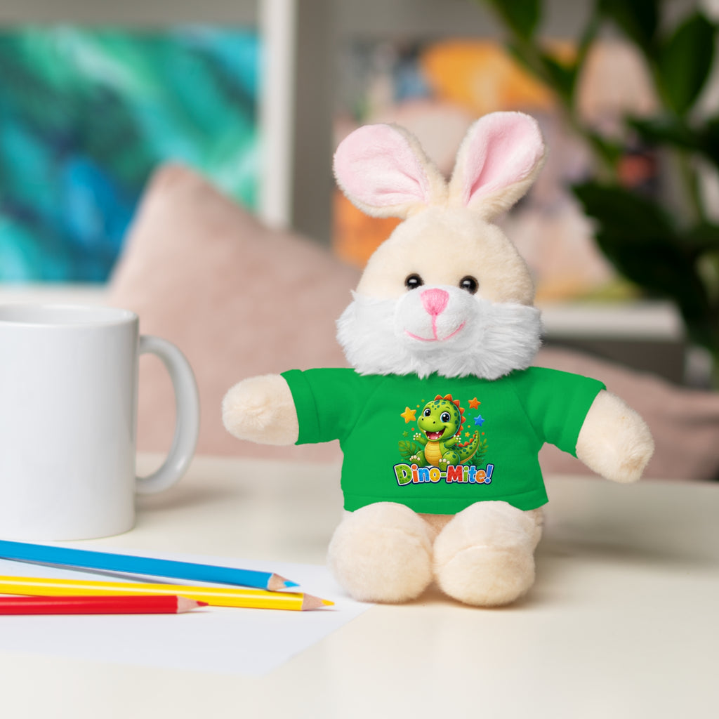 Kids Stuffed Animal with Dino-Mite T-Shirt
