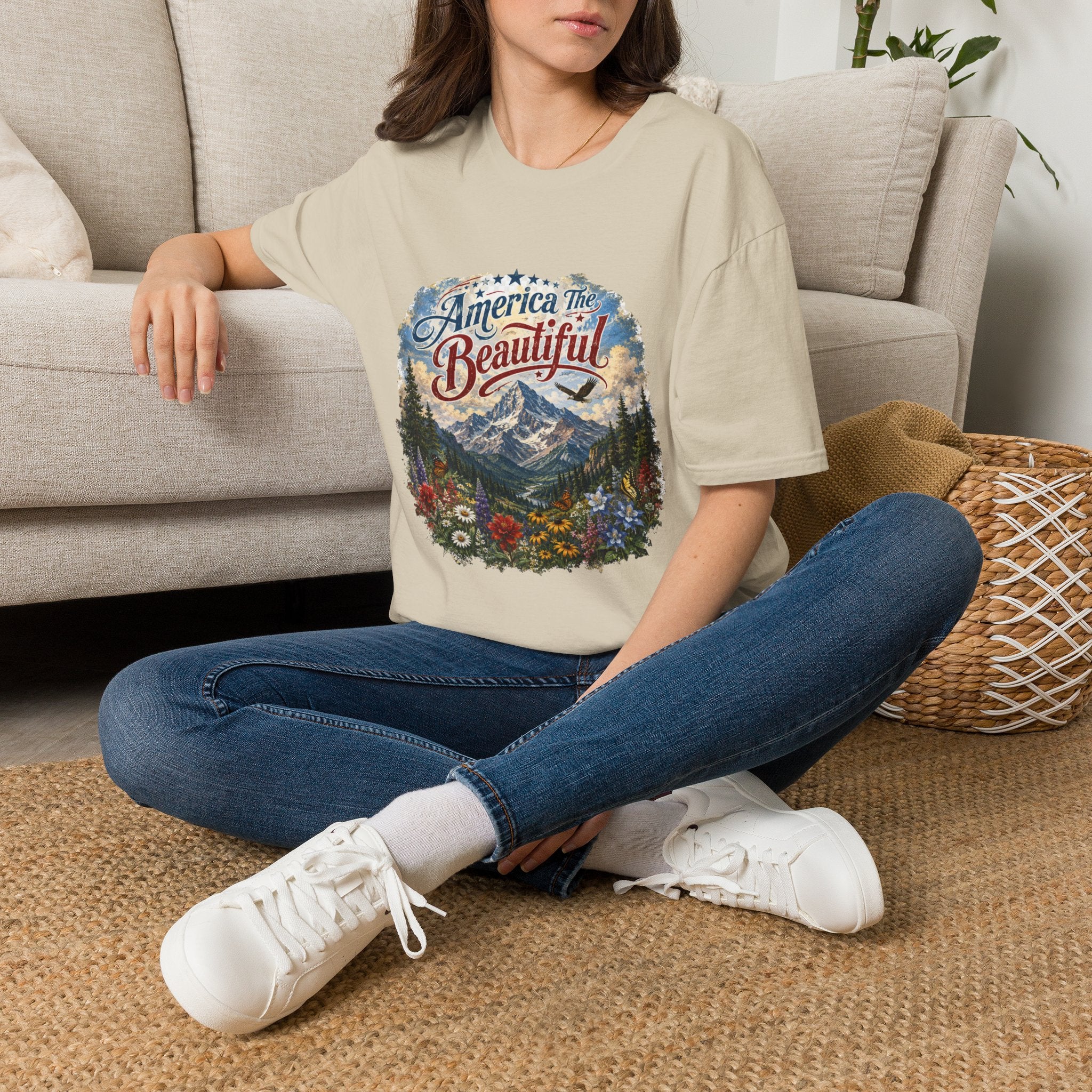 America the Beautiful Unisex Softstyle T-Shirt