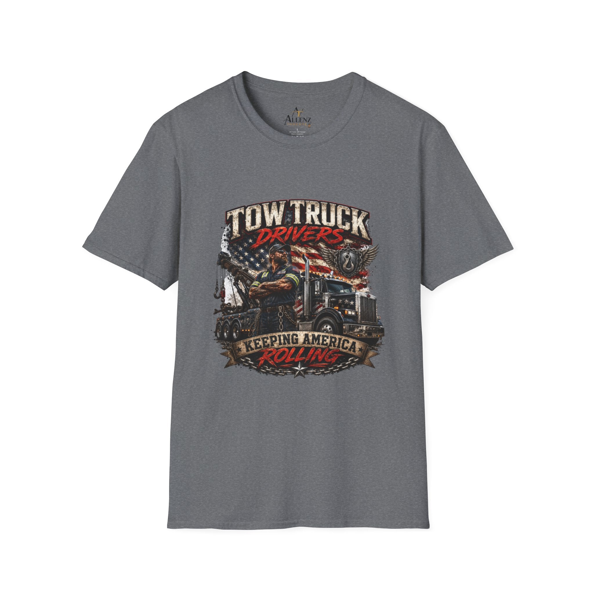 Tow Truck Driver Unisex Softstyle T-Shirt