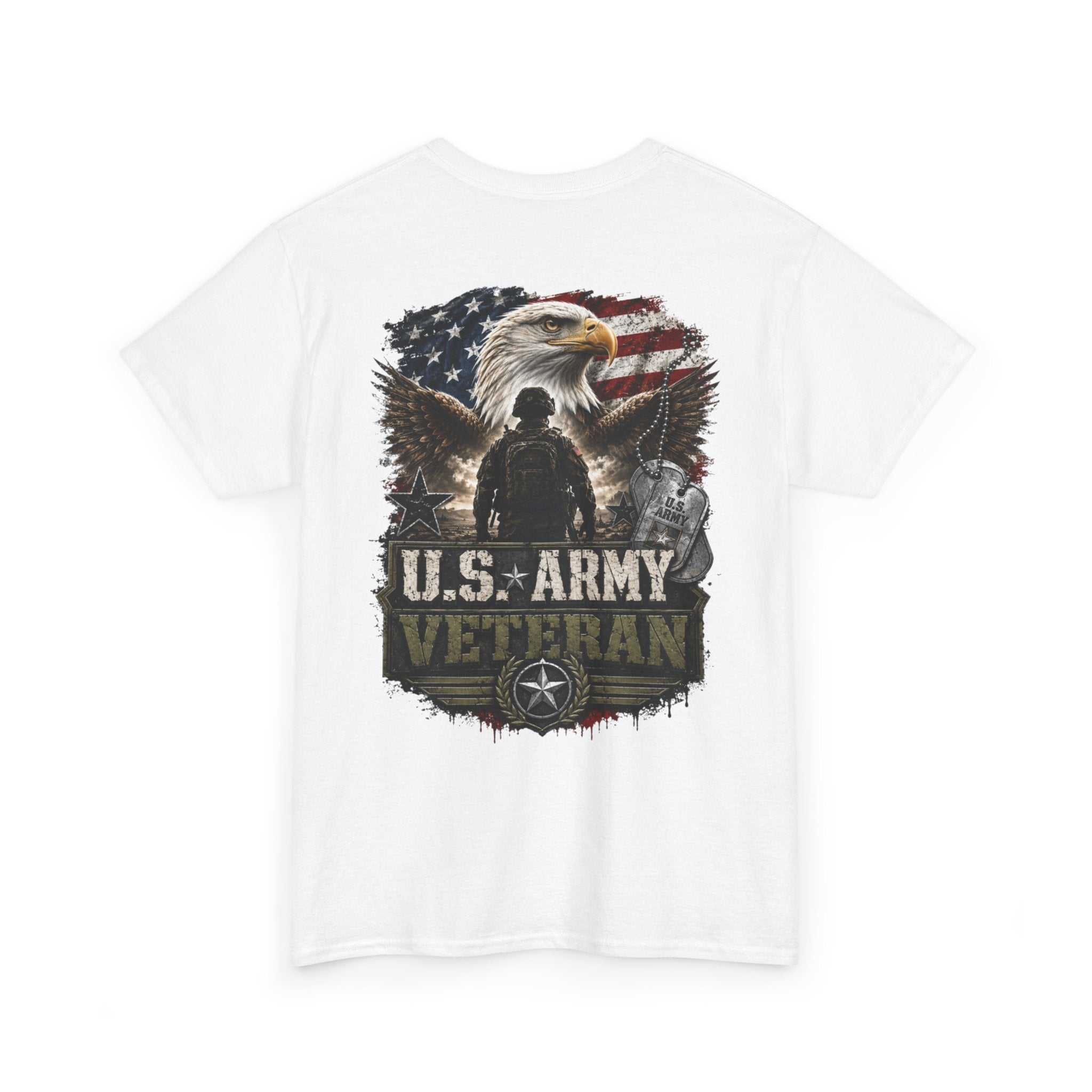 Army Veteran Unisex Heavy Cotton Tee