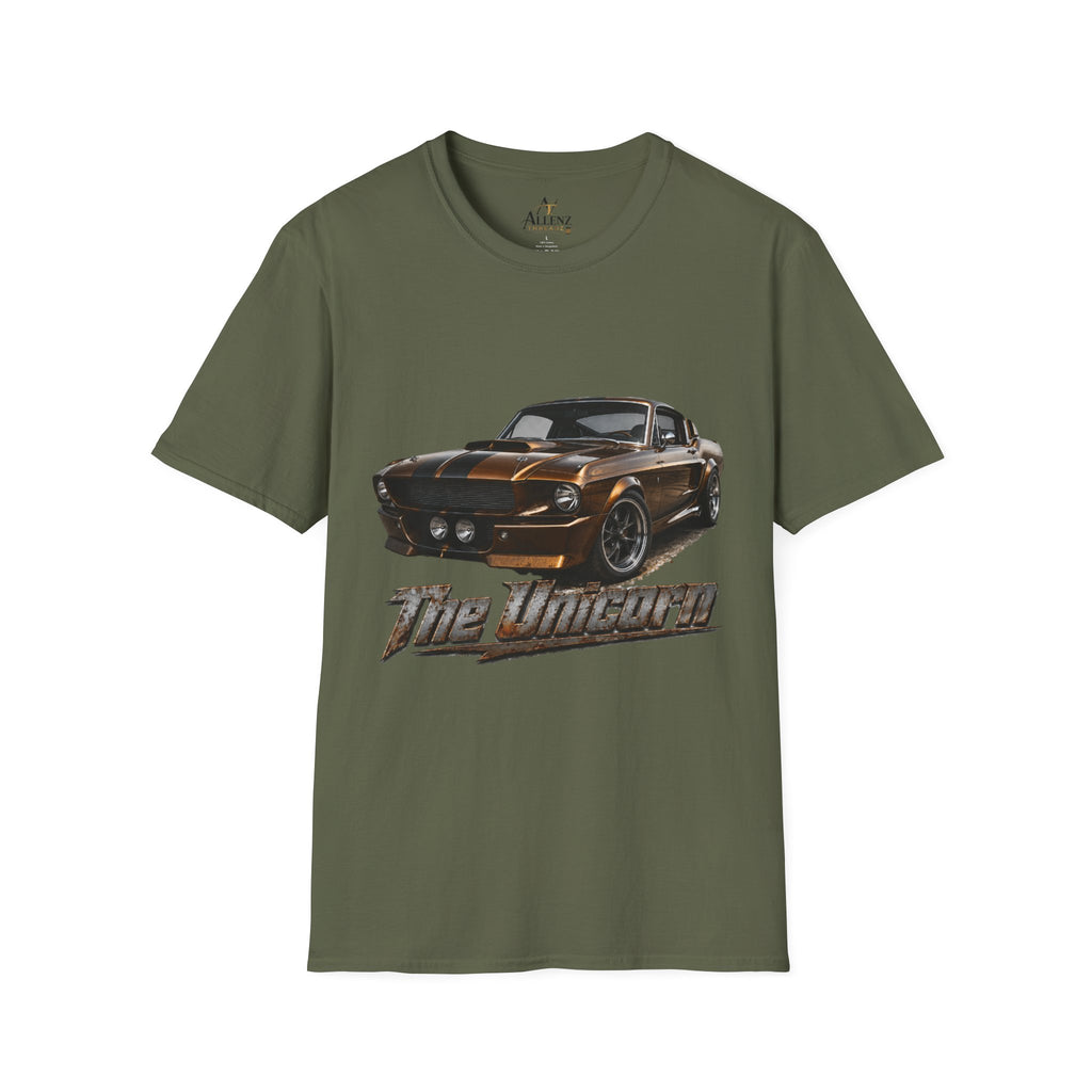 The Unicorn 67 Mustang Unisex Softstyle T-Shirt