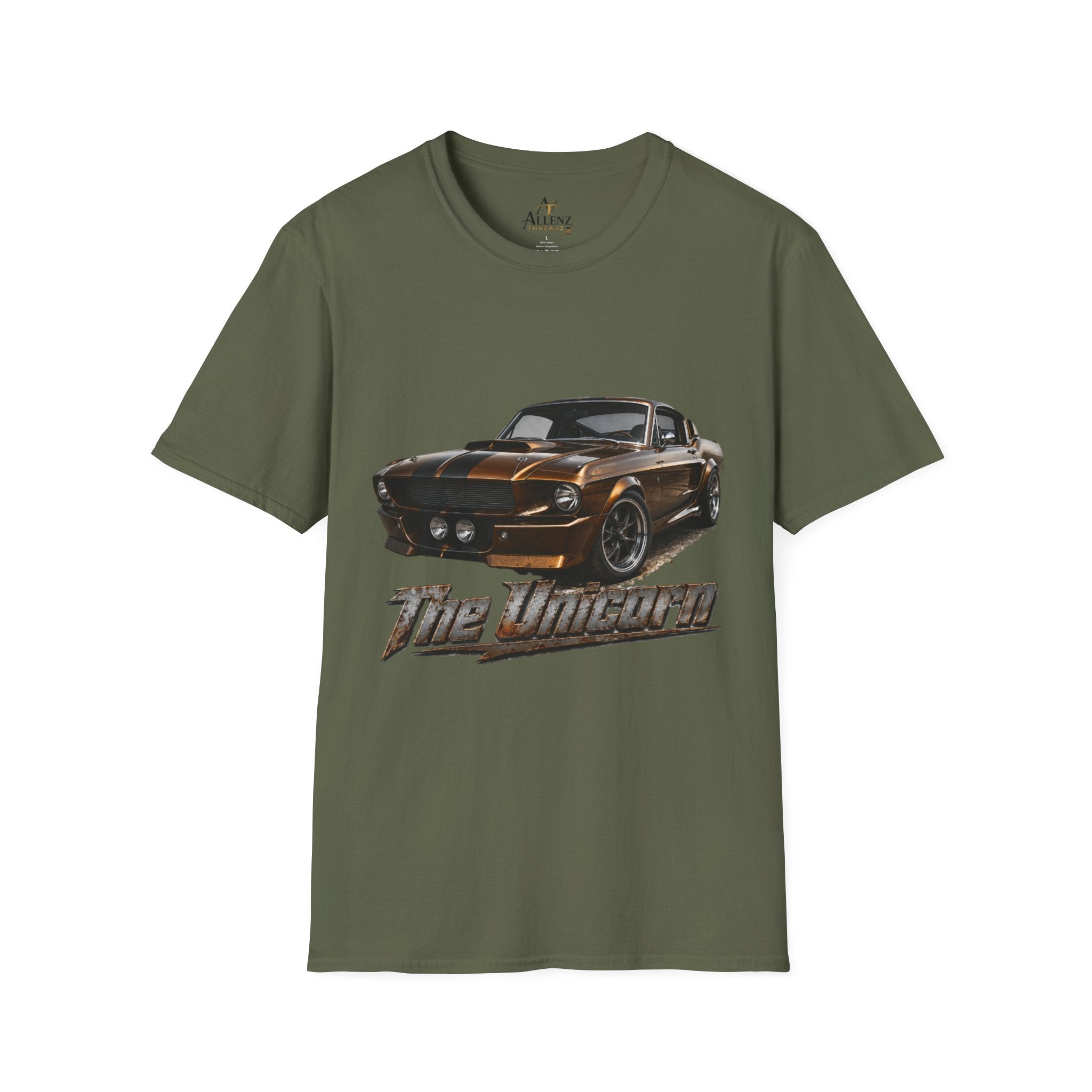 The Unicorn 67 Mustang Unisex Softstyle T-Shirt