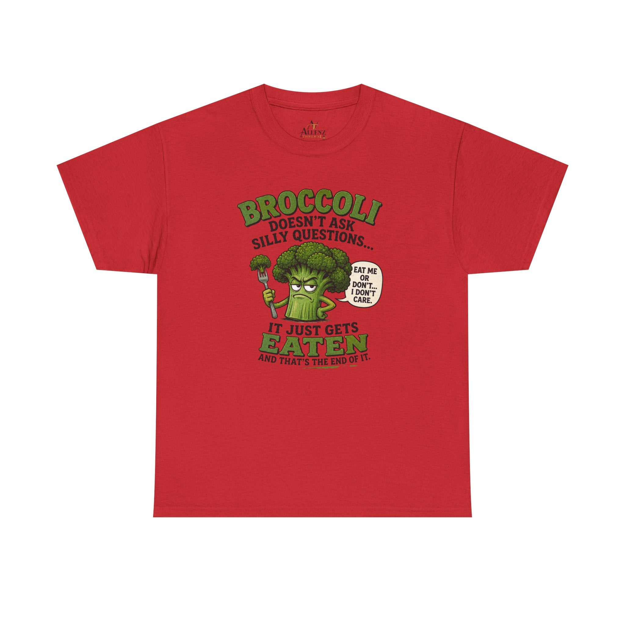 Broccoli head Unisex Heavy Cotton Tee