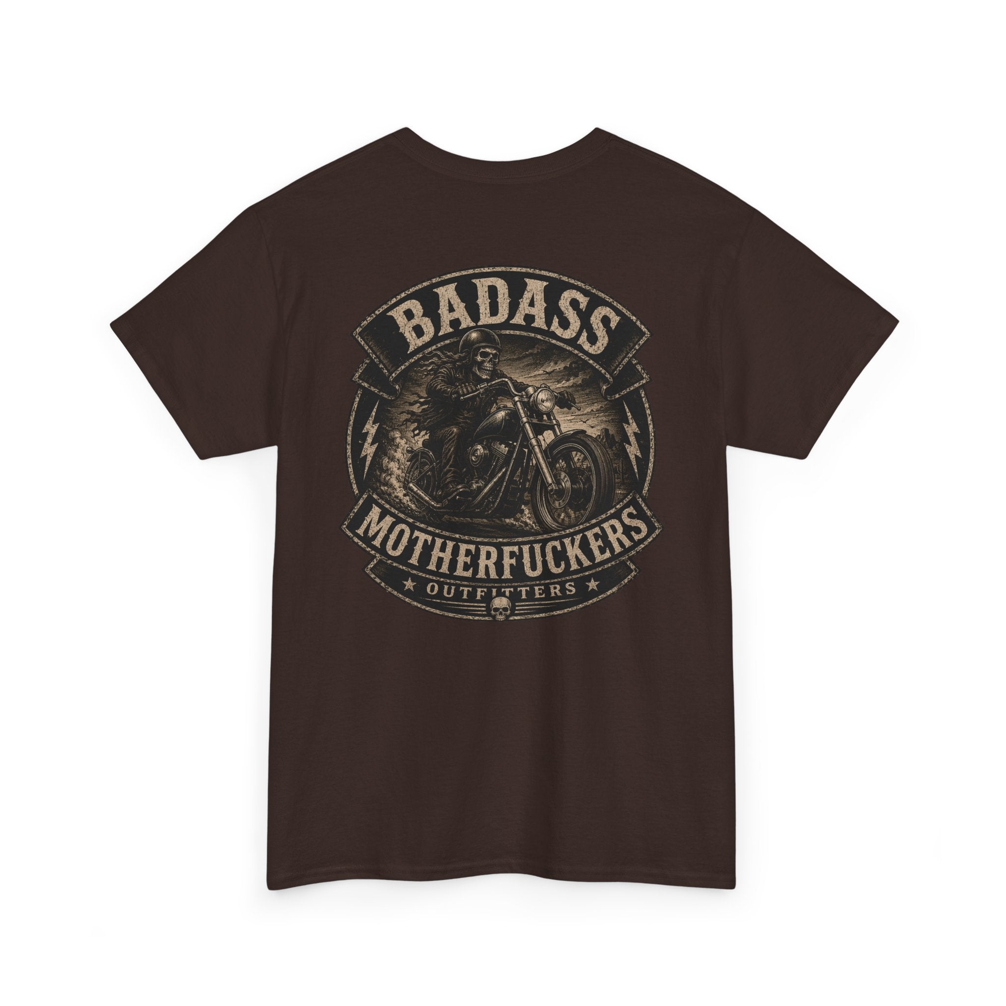 Badass Motherfu.... Bike Unisex Heavy Cotton Tee