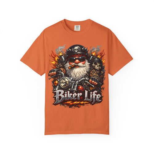 Biker Life T-Shirt — Vintage Gnome Motorcycle Graphic Tee