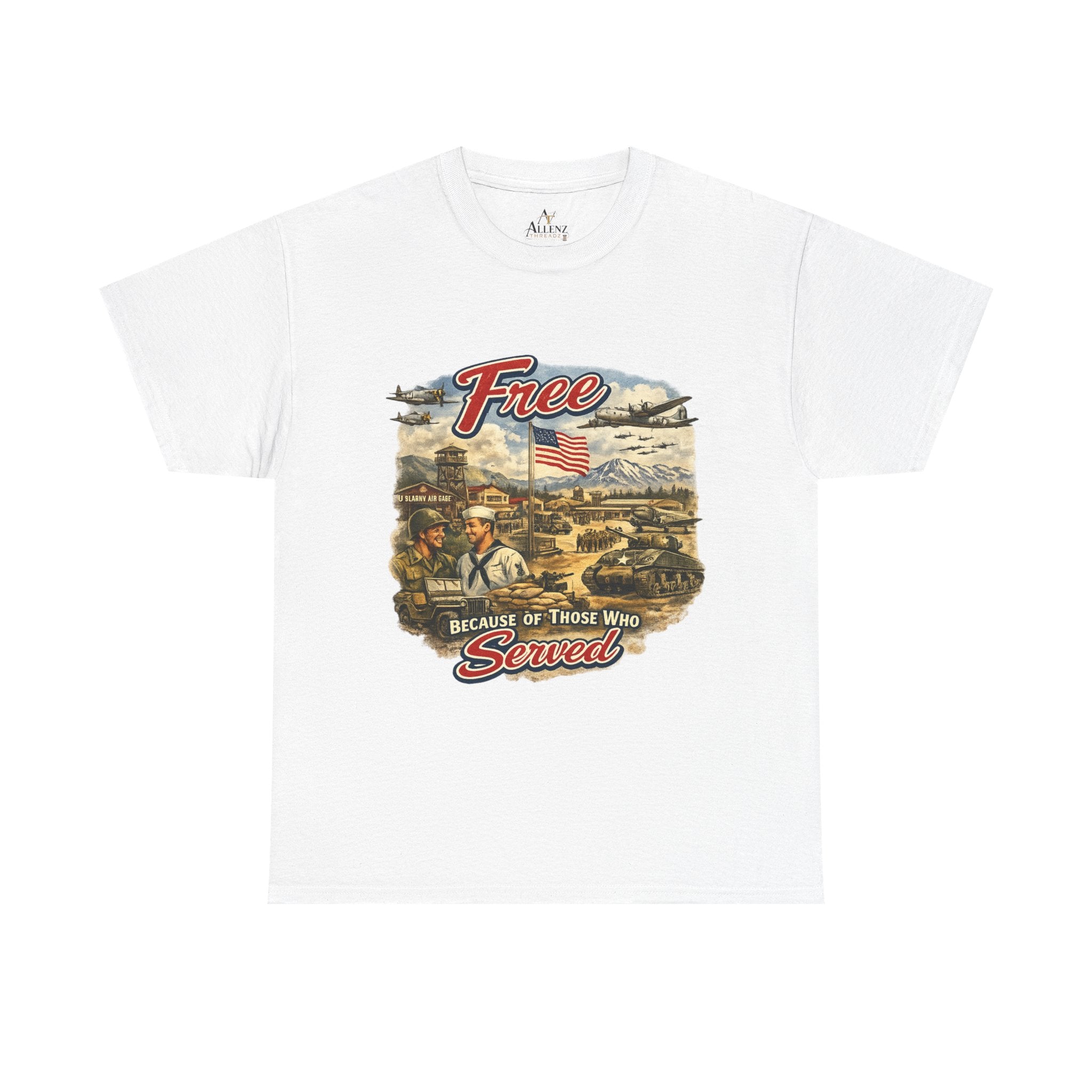 Unisex Heavy Cotton Tee - free because of who served