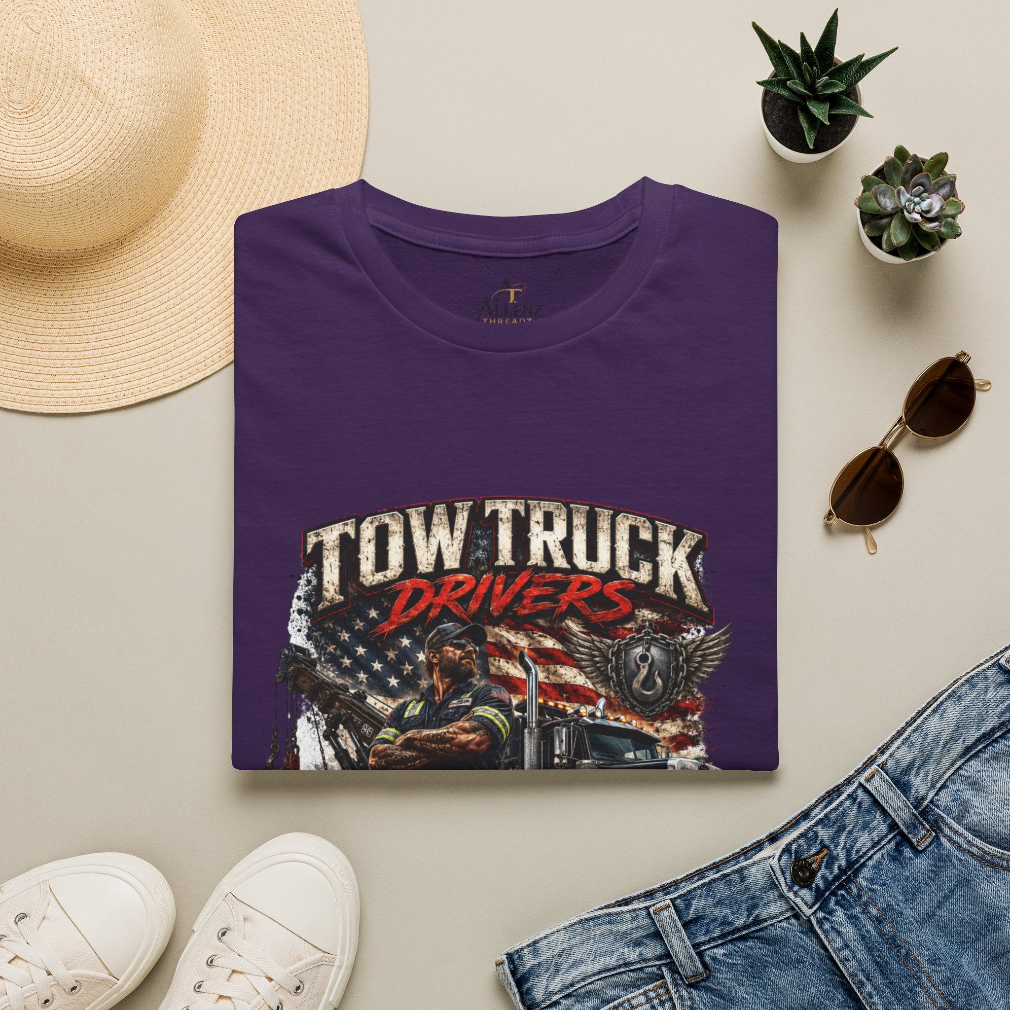 Tow Truck Driver Unisex Softstyle T-Shirt