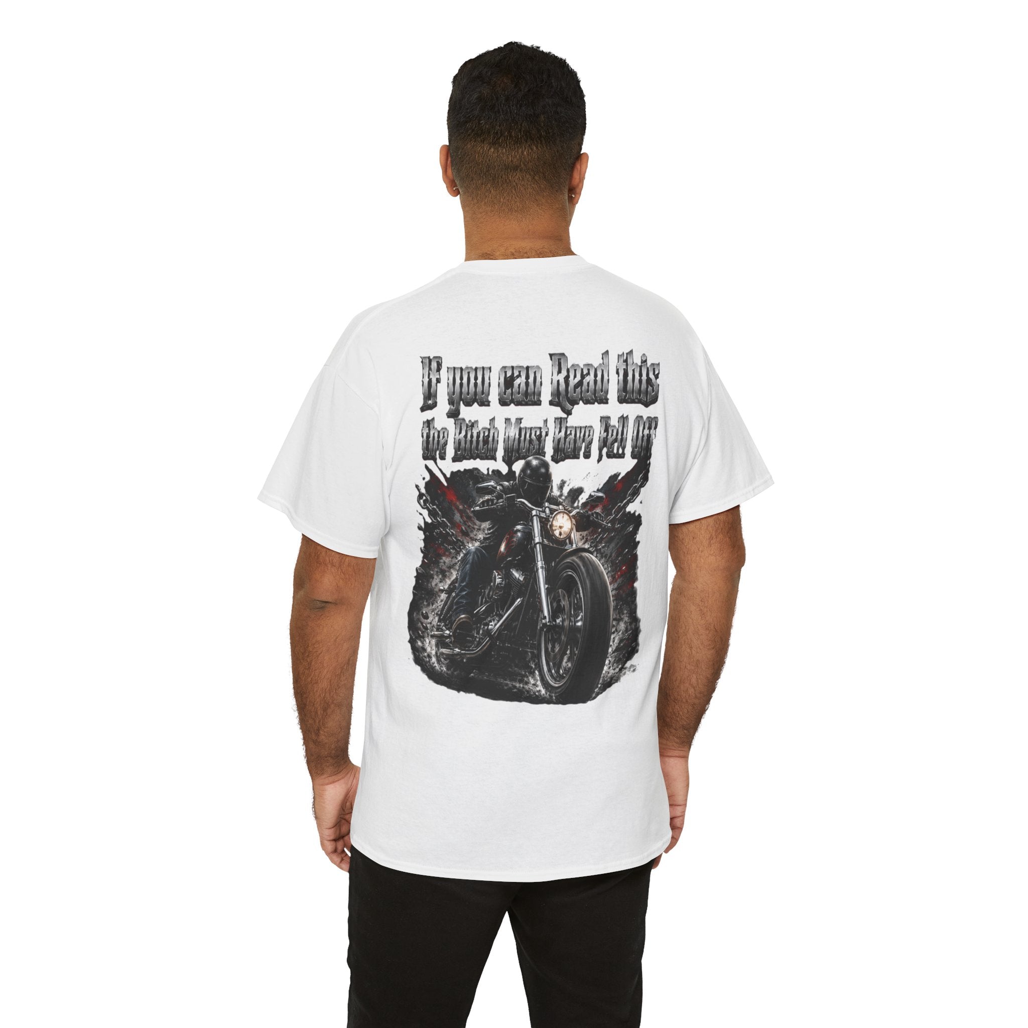 I you can Read This Biker Shirt Unisex Heavy Cotton Tee