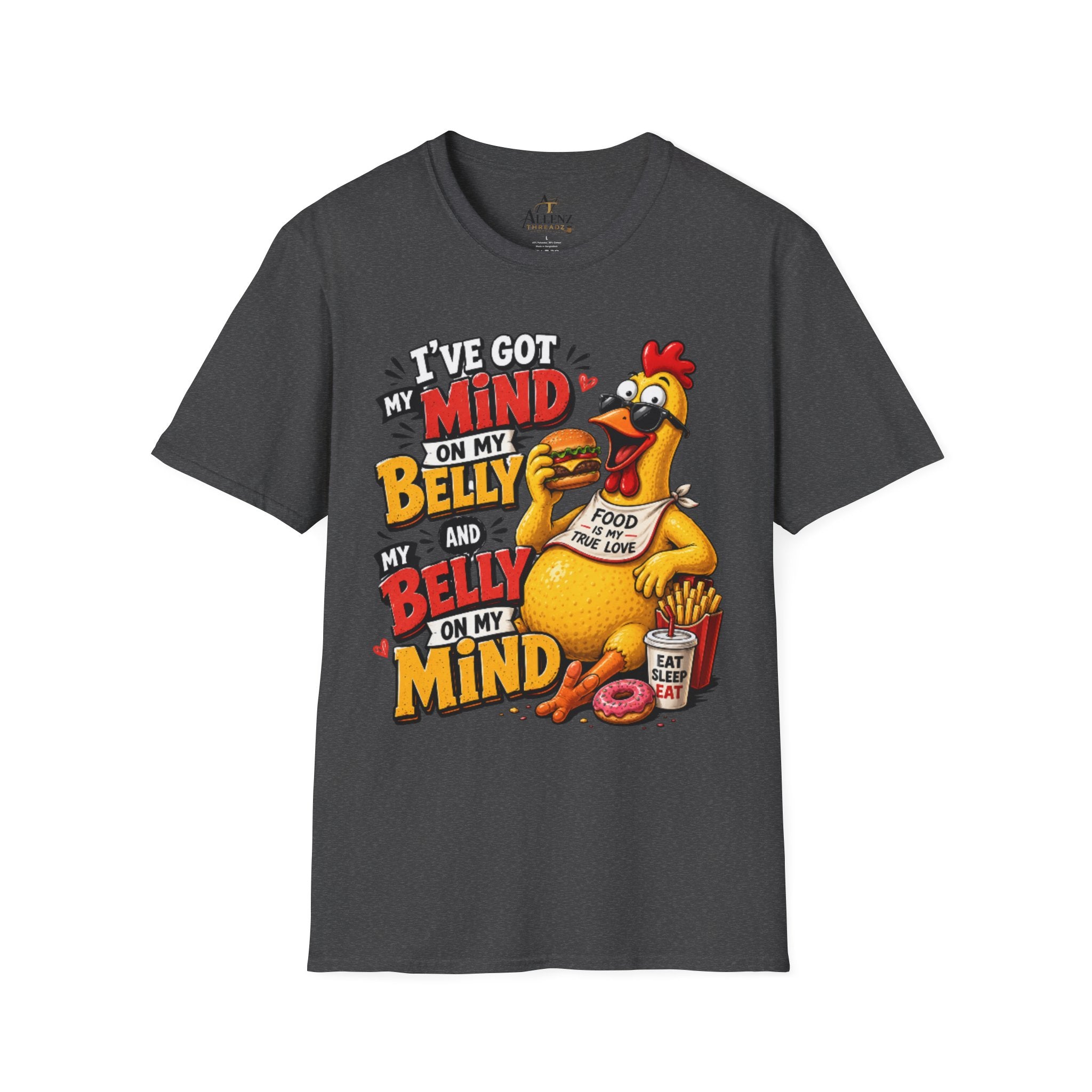 I've Got my Mind on My Belly Unisex Softstyle T-Shirt