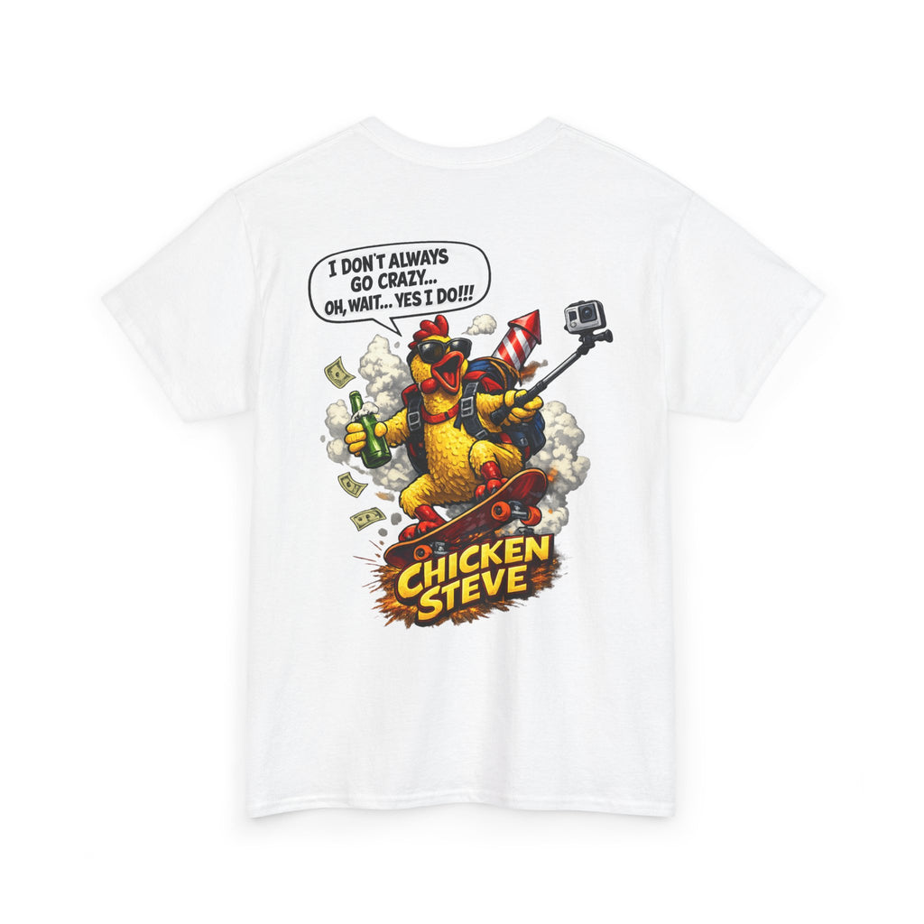 Unisex Heavy Cotton Tee    Chicken Steve's Adventures
